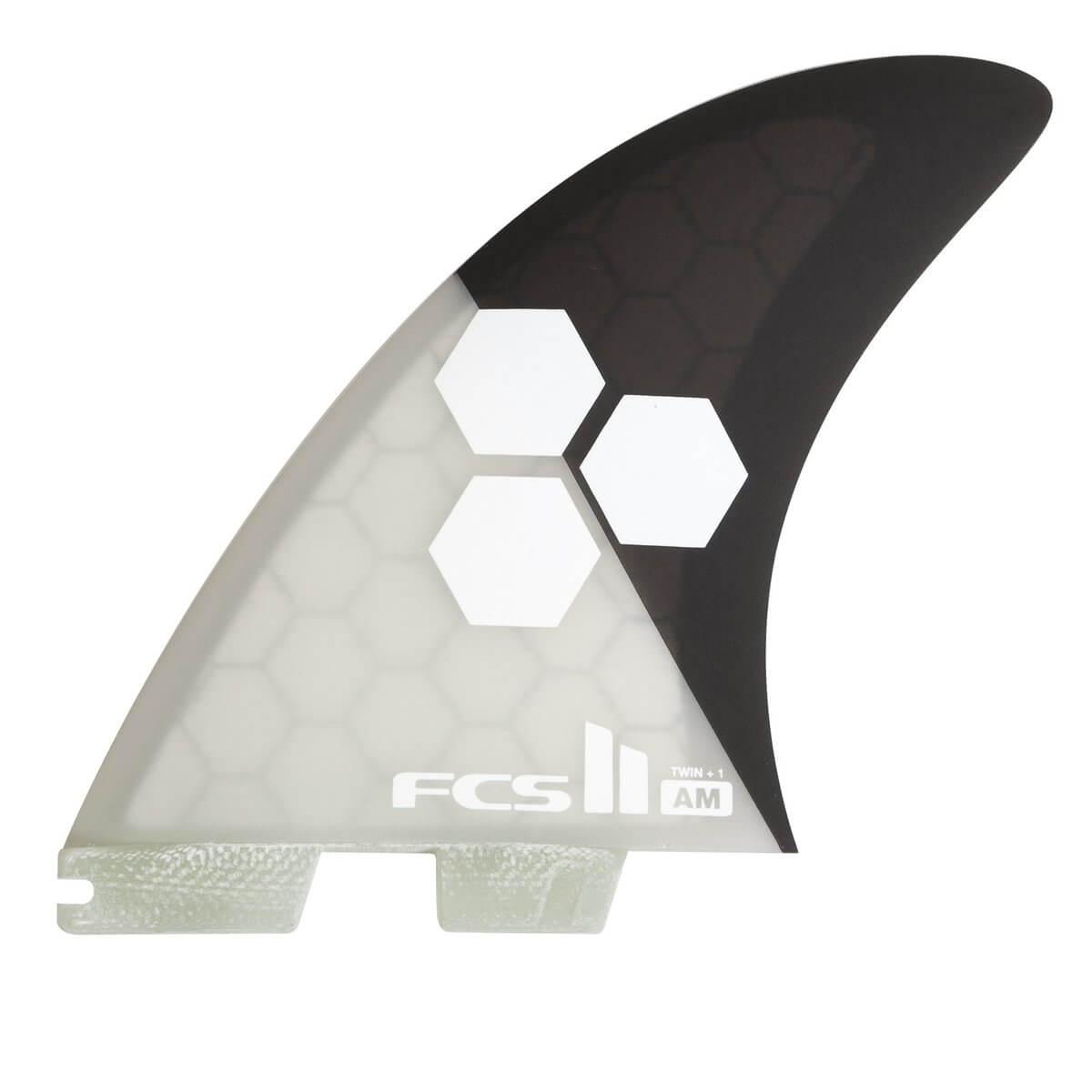 FCS II AM Twin+1 PC Grey/Charcoal Twin + Stabiliser Fins 2