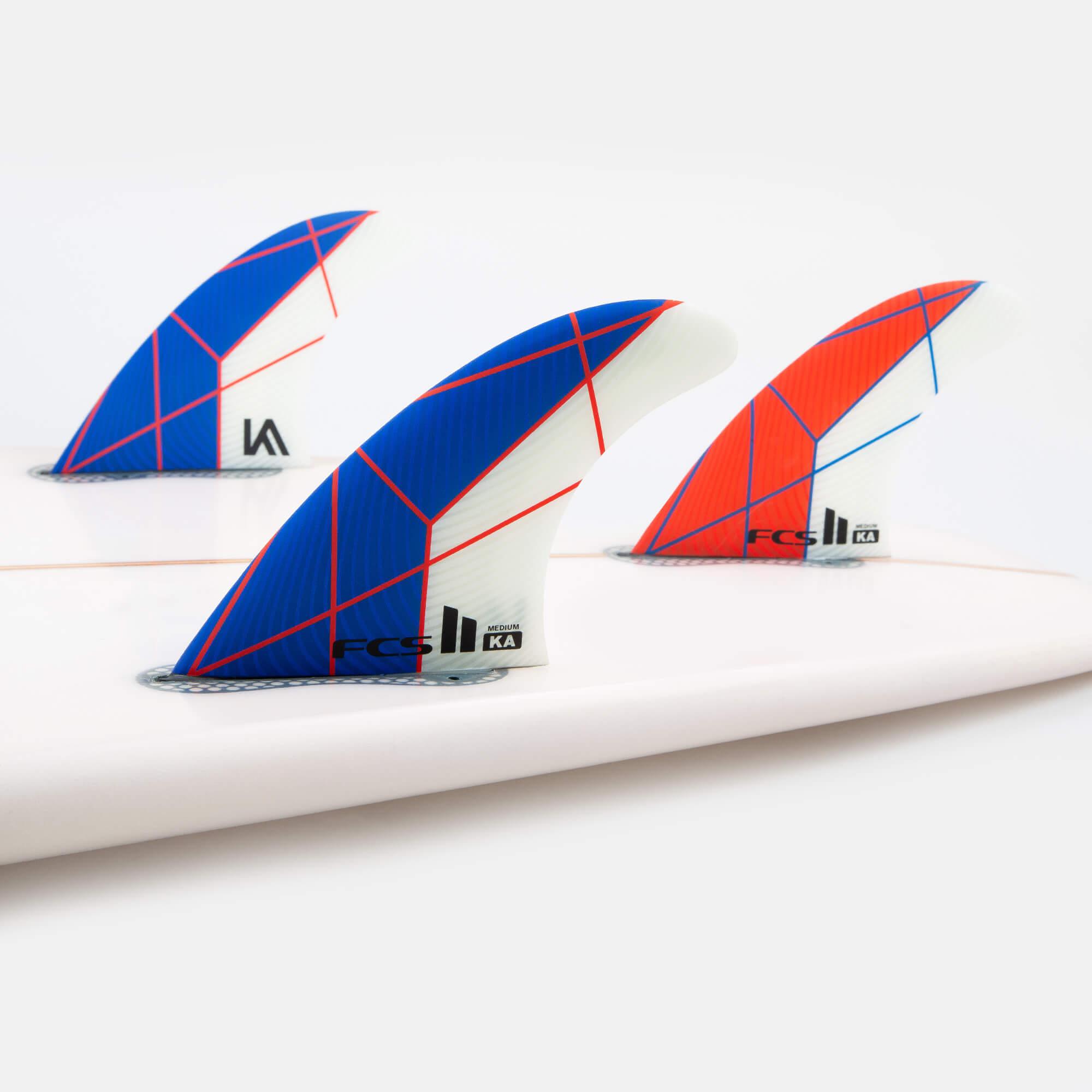 FCS II Kolohe Andino PC Tri Fins - Blue/White - XS 2