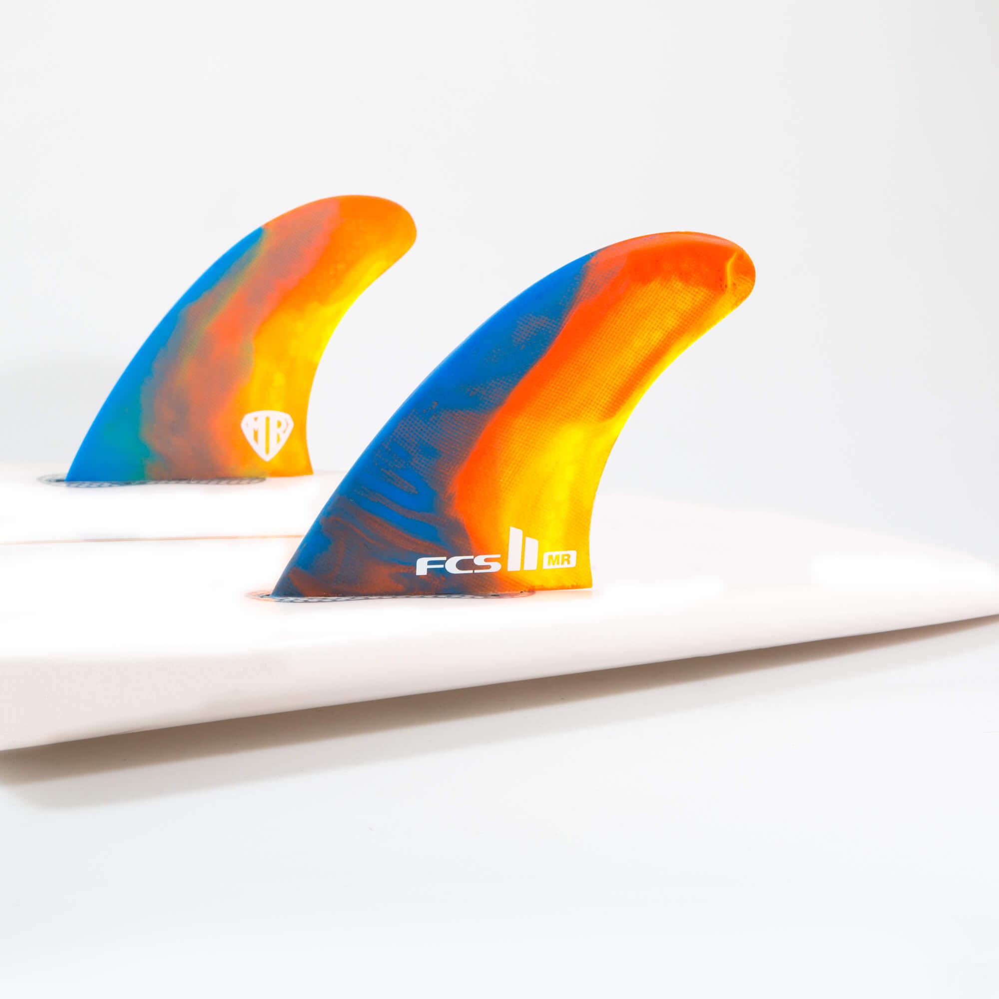 FCS II Mark Richards PC Twin + Stabiliser Fins 5