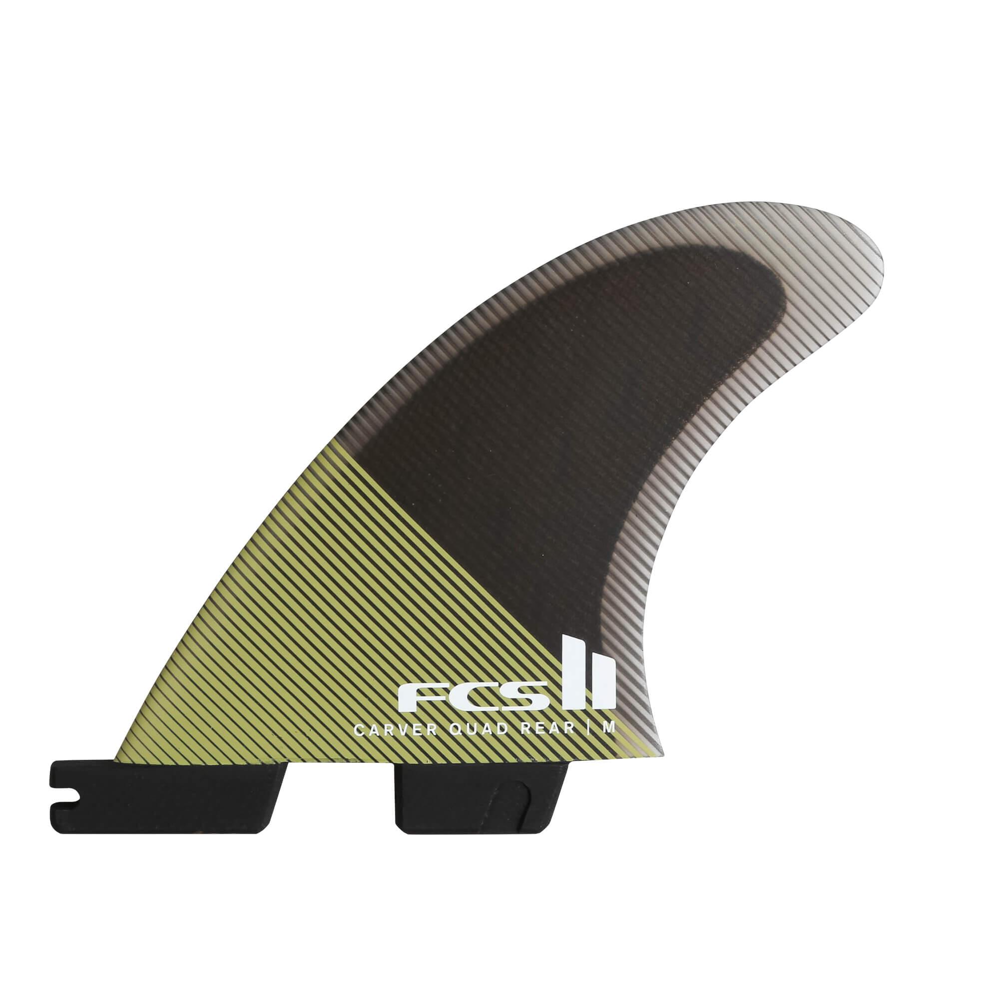 FCS II Carver PC Quad Rear Fins - Eucalyptus - M