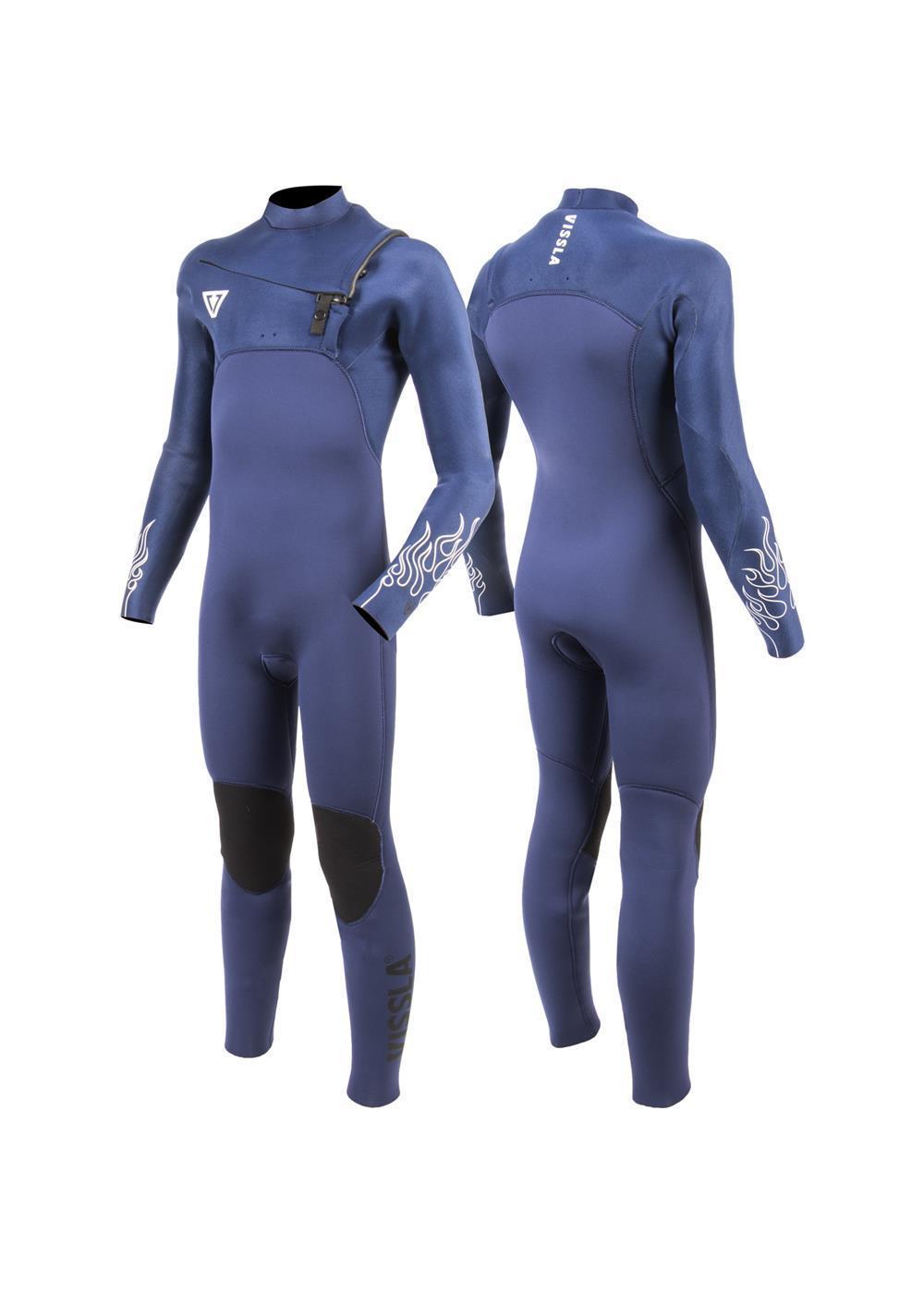 High Seas Boys Fire 4-3 Full Chest Zip - Deep Royal