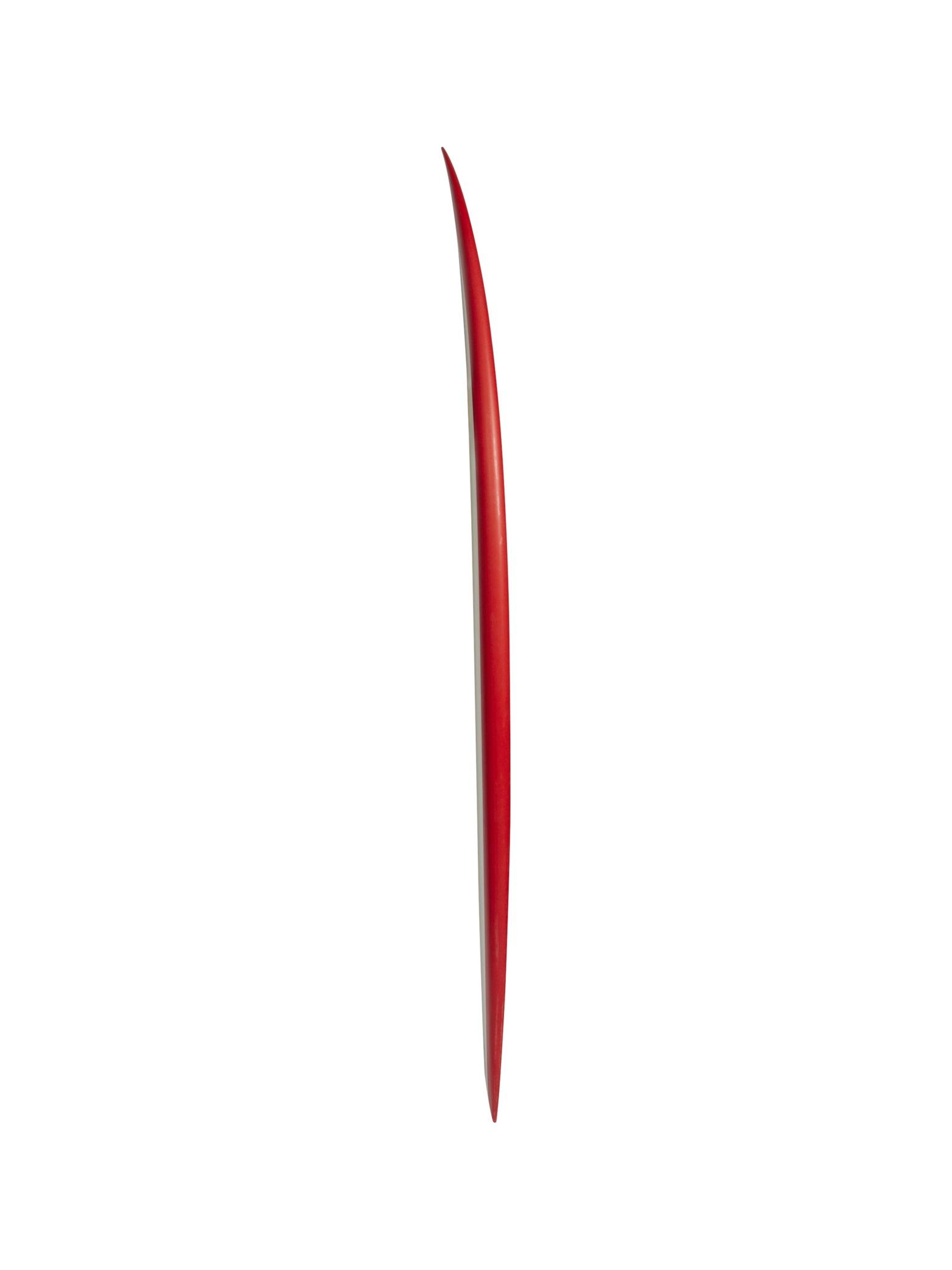 Fish - Clear Deck/Red Bottom (FCD Surfboards) - 5' 10" x 20.68 x 2 1/2" x 36L - Futures 2