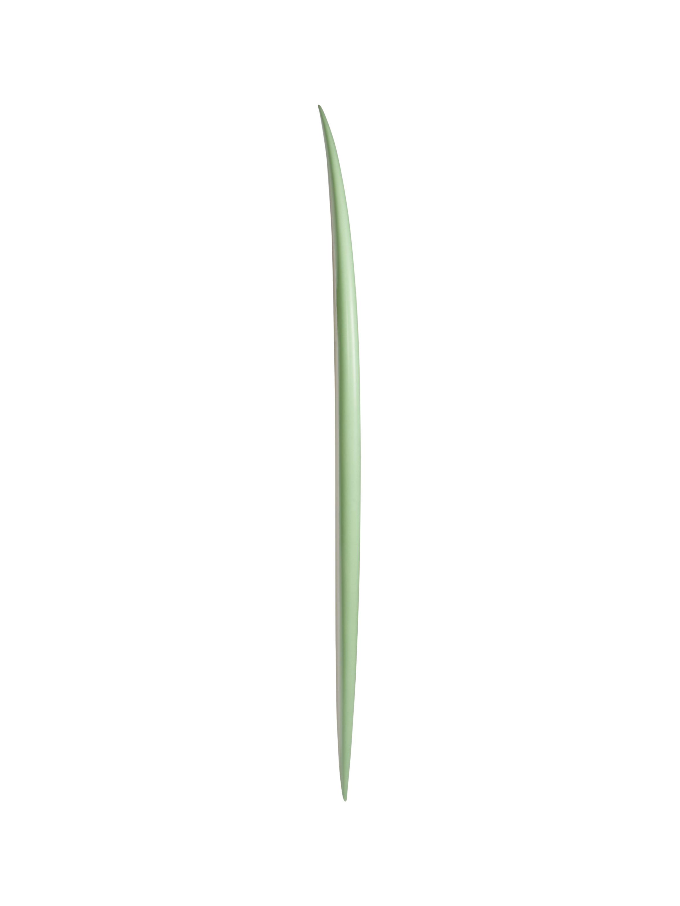 Fish - Clear Deck/Light Green Bottom (FCD Surfboards) - 6' 0" x 21.18 x 2.55 x 38.9L - FCS Original 4