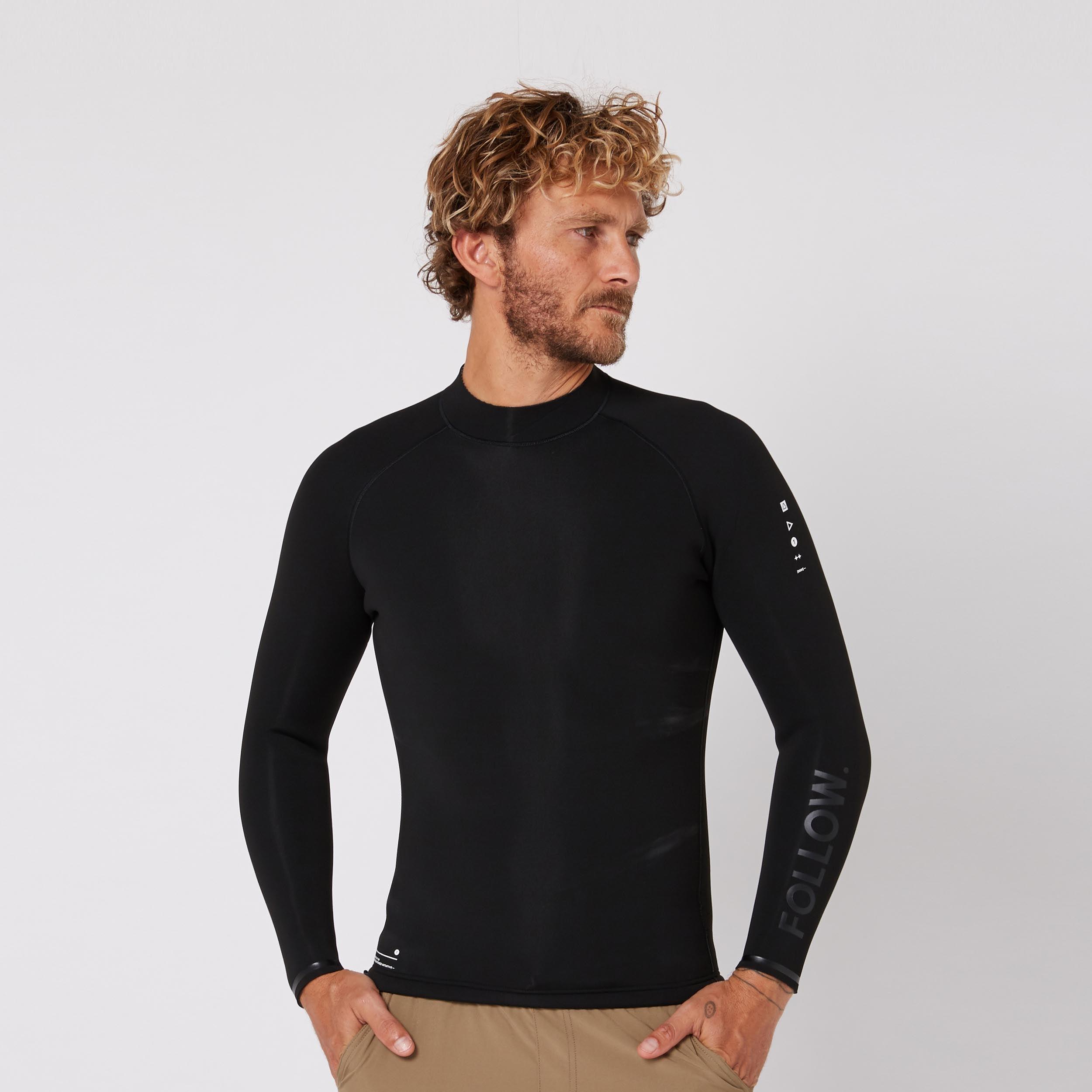Follow P1 Ocena 1mm Wetty Top - Black