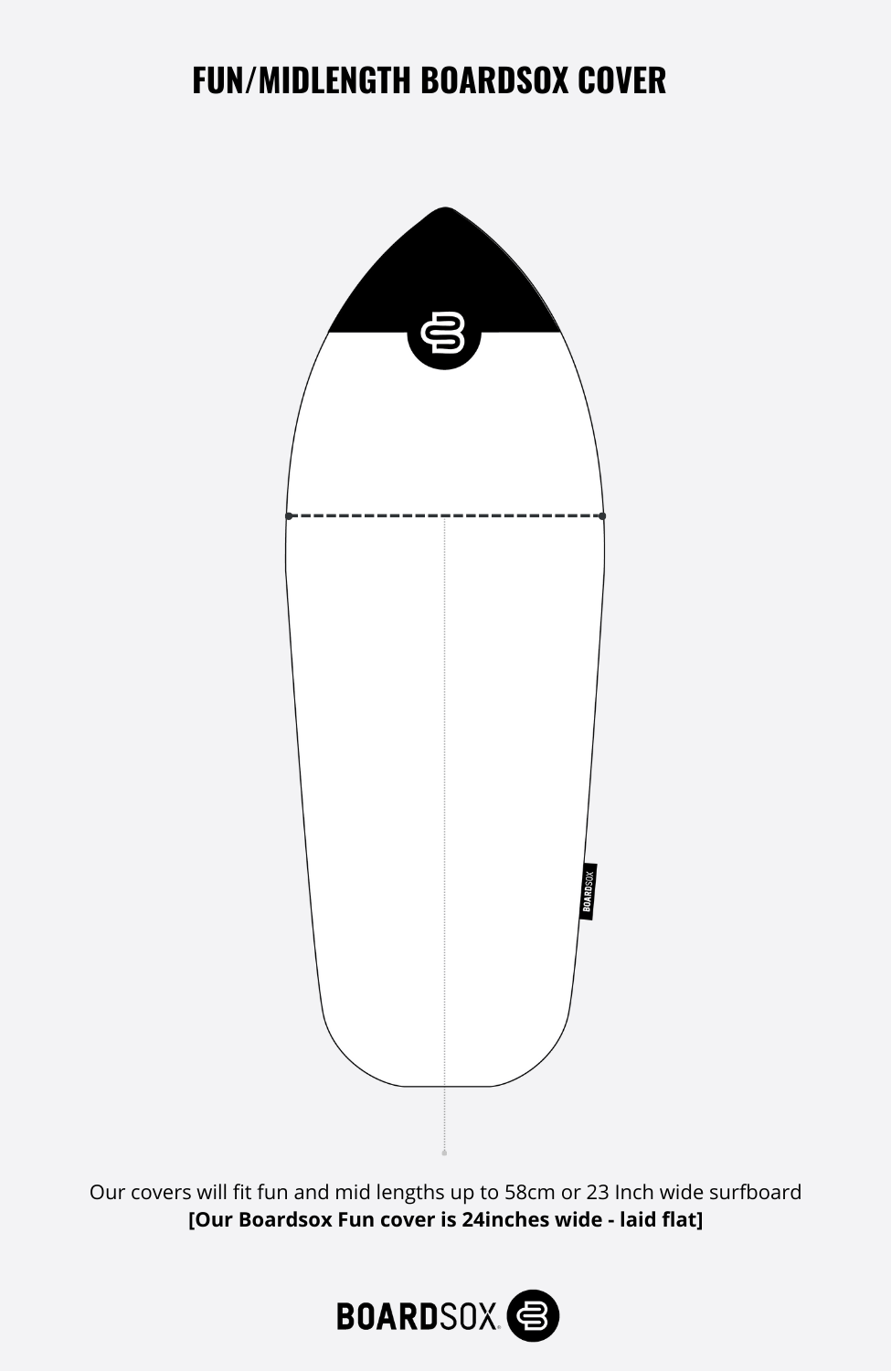 Alana Boardsox® Fun/Hybrid Surfboard Cover
