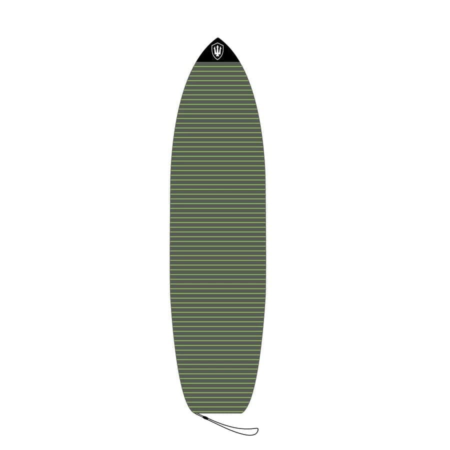 Funboard Stretch Cover - Charcoal/Green