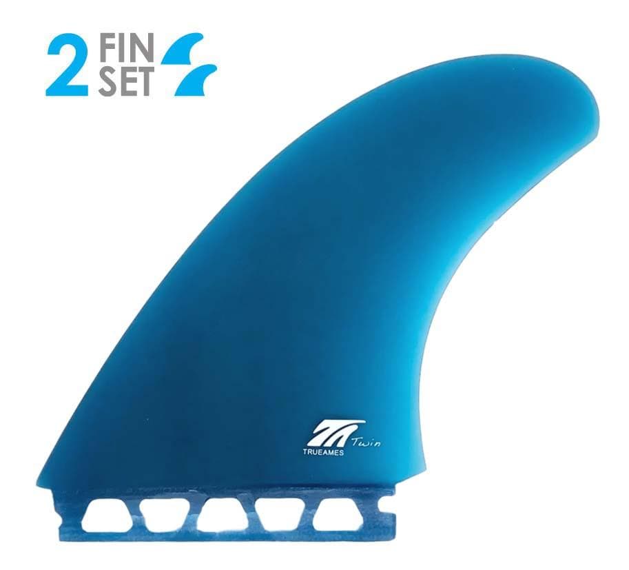 True Ames TA Twin Blue Surfboard Fins (Futures) 2 fin set