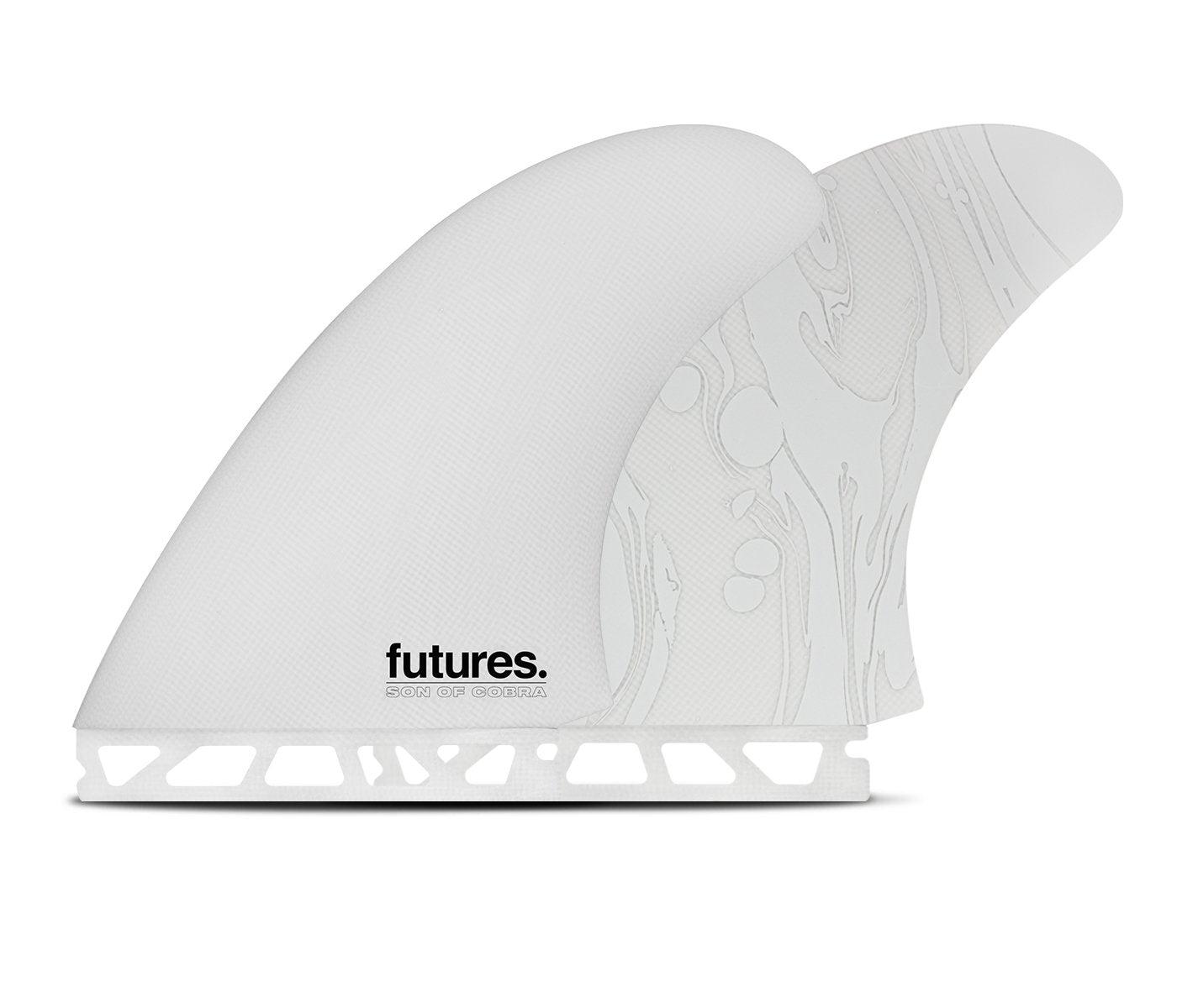 Futures Fins Son Of Cobra Twin - White