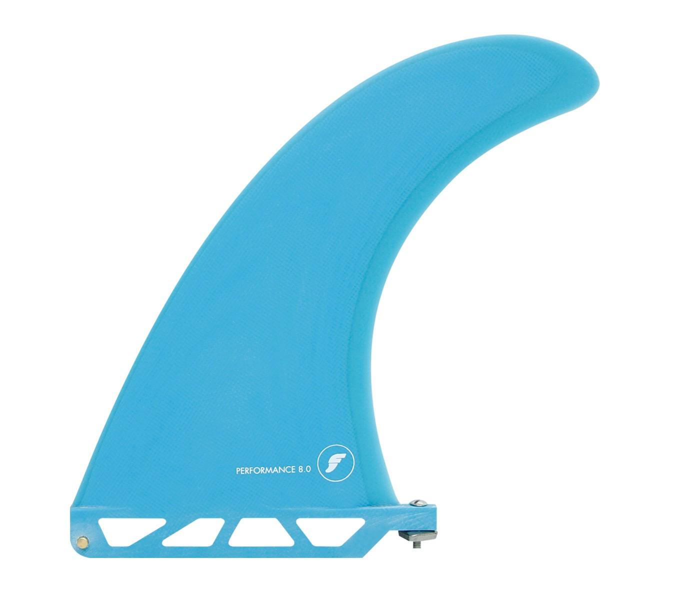 Futures Performance 8" Single Fin Teal Blue