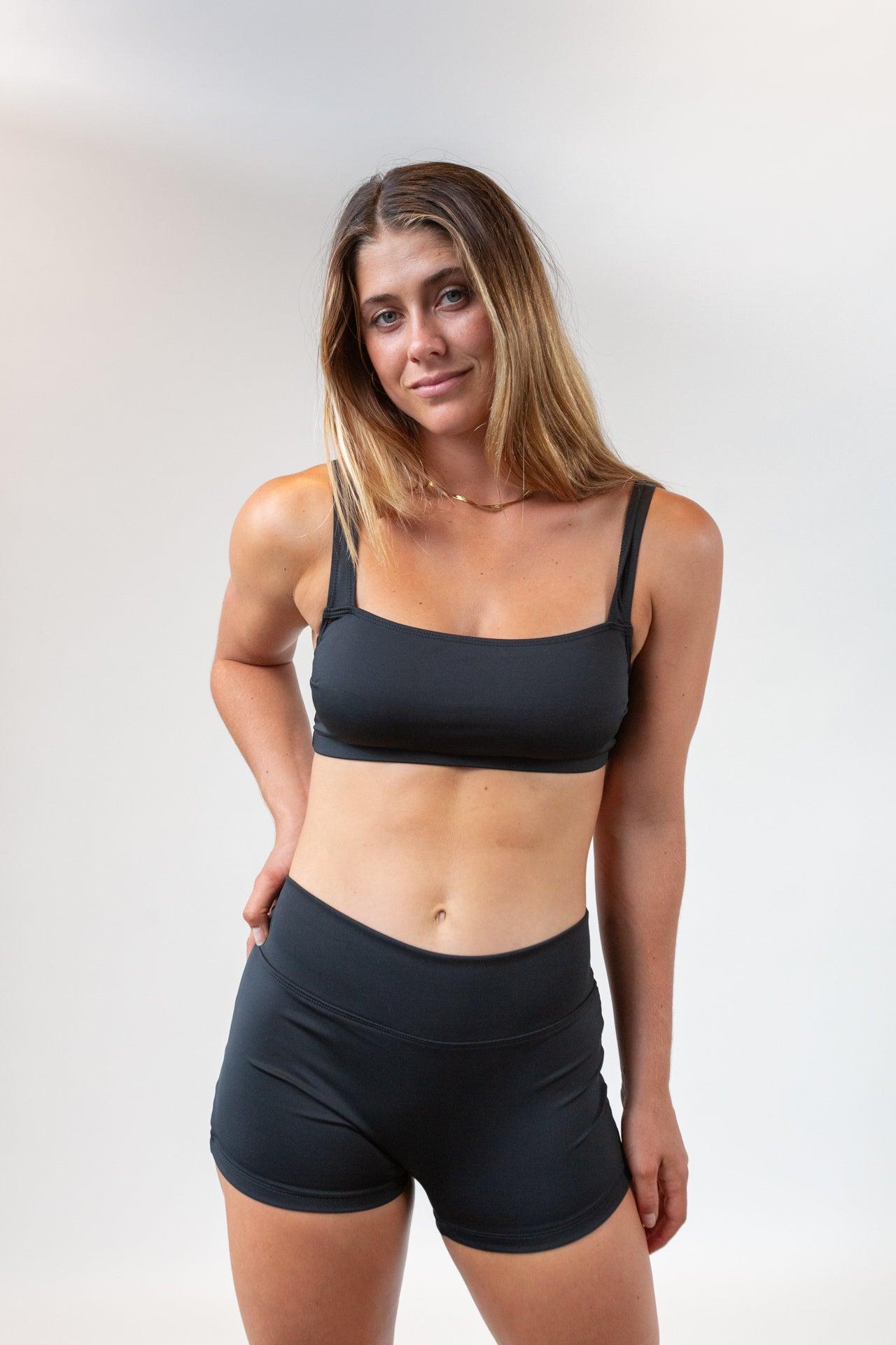Gidget Top Black in Recycled NylonGidget Top Black in Recycled Nylon