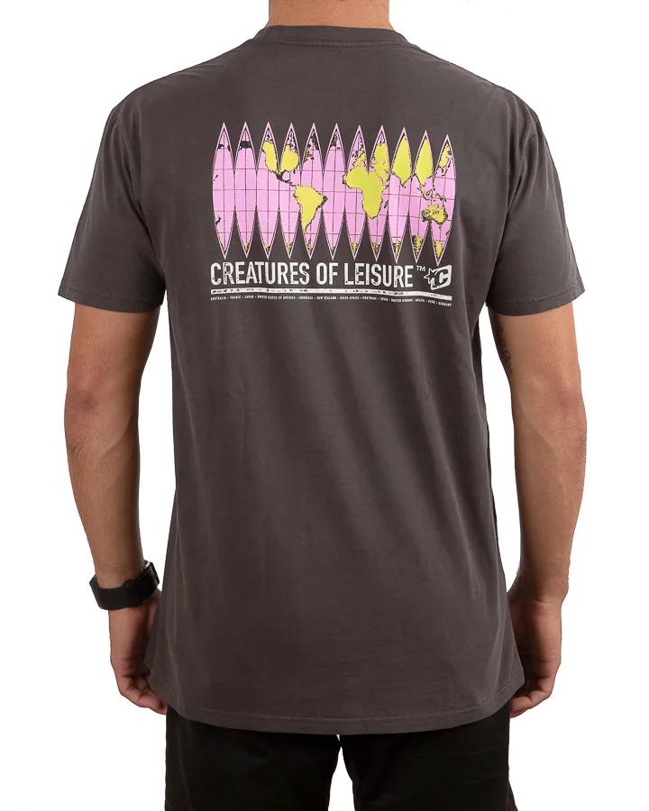 Global Hardware SS Tee - Washed Black
