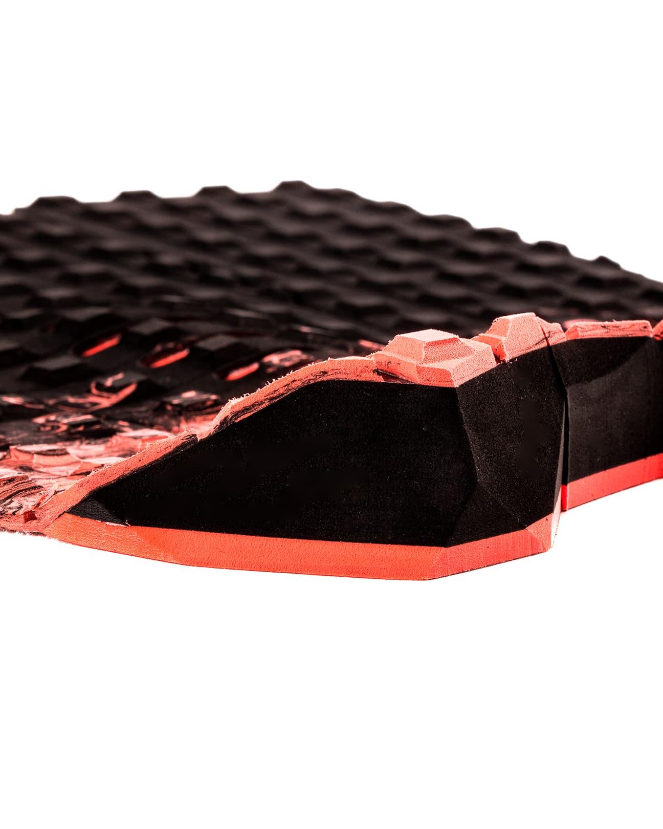 Mick Fanning Tail Pad - Black Fade Fluro Red 2