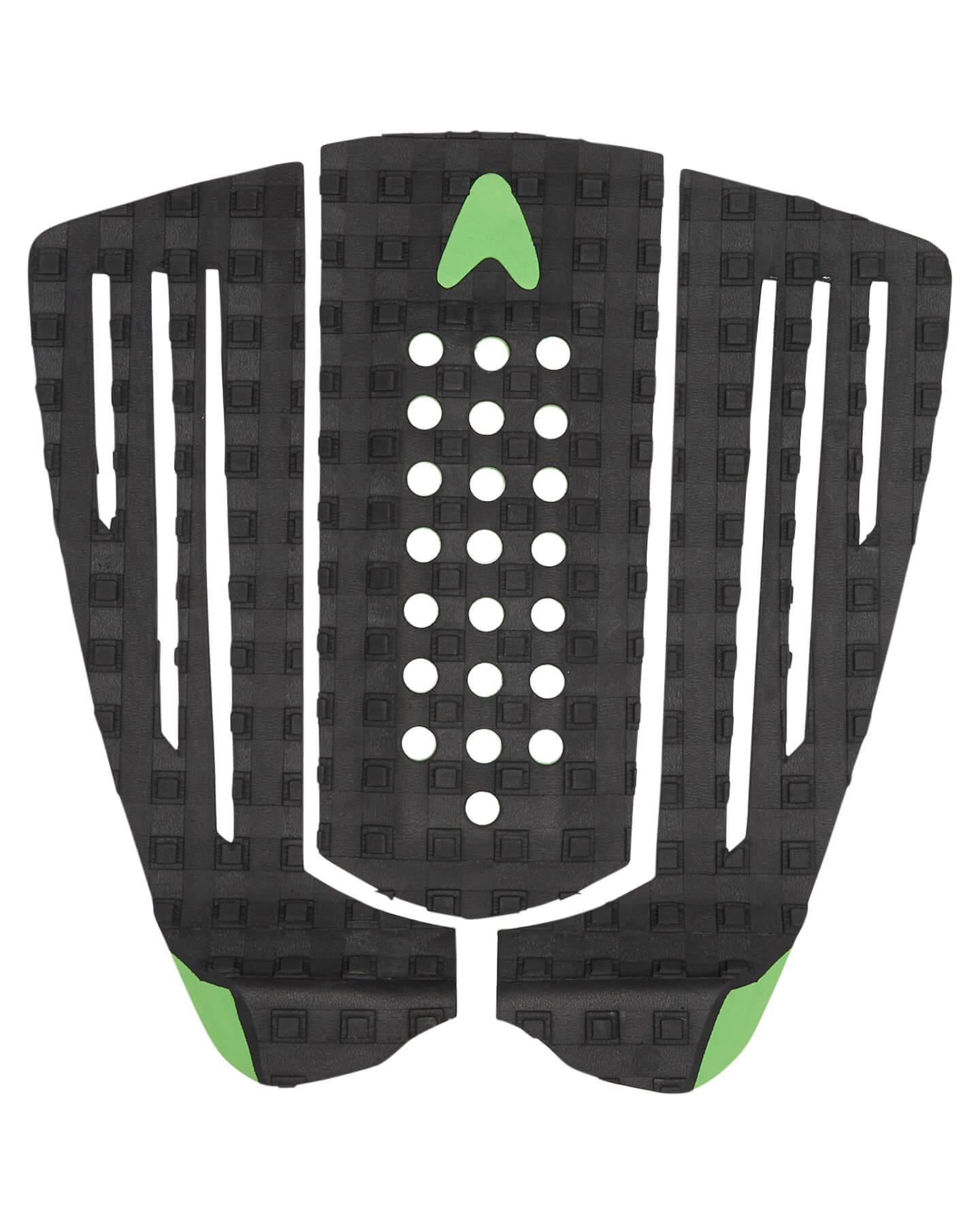 AstroDeck Gudauskas Black/Green Surfboard Traction Tail Pad