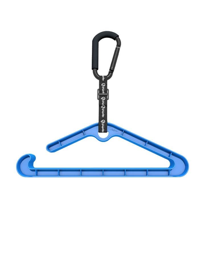 Surflogic Wetsuit Hanger blue with carabiner