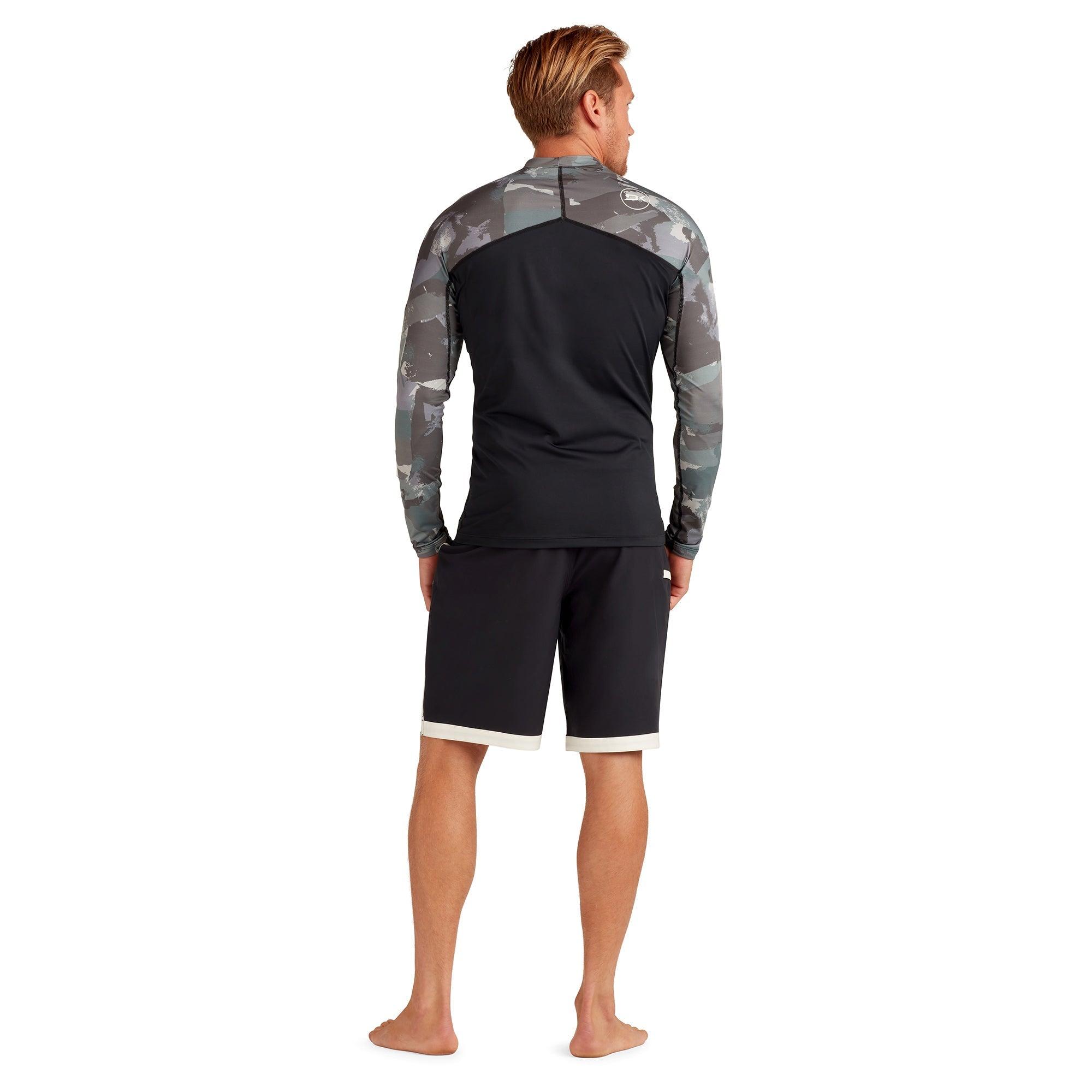 HD Snug Fit Long Sleeve Rashguard Crew - Apex Camo Small 