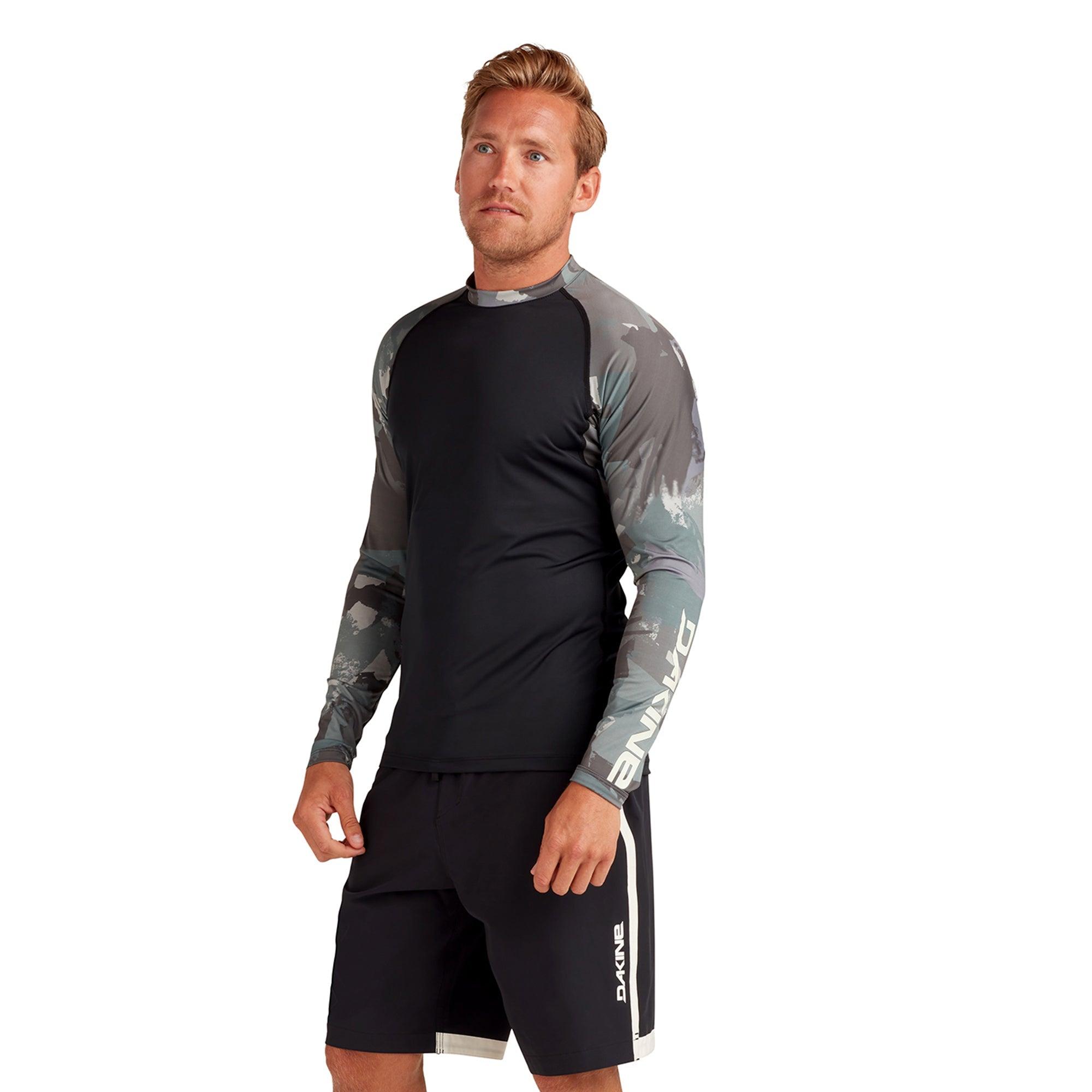 HD Snug Fit Long Sleeve Rashguard Crew - Apex Camo Small 