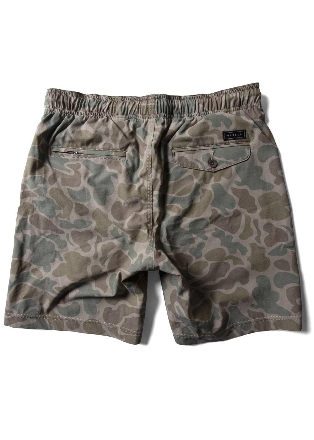 Hemp No See Ums Eco 18" Elastic Walkshort - Camo