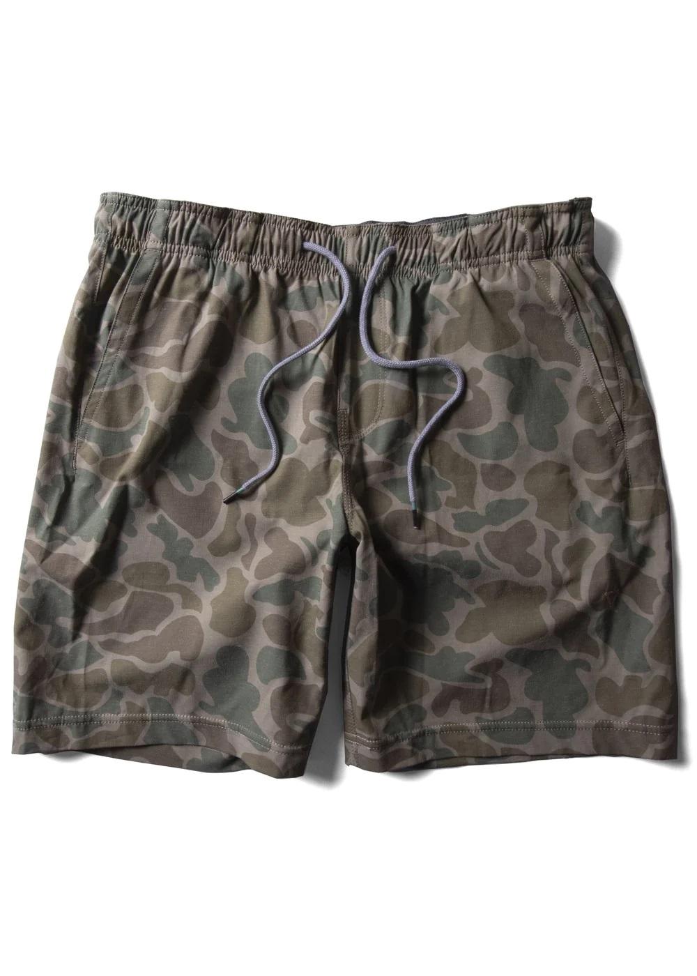 Hemp No See Ums Eco 18" Elastic Walkshort - Camo