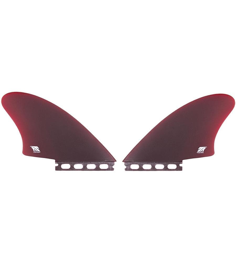 True Ames Hobie Fish Surfboard Fins - Red (Futures) 2 fins