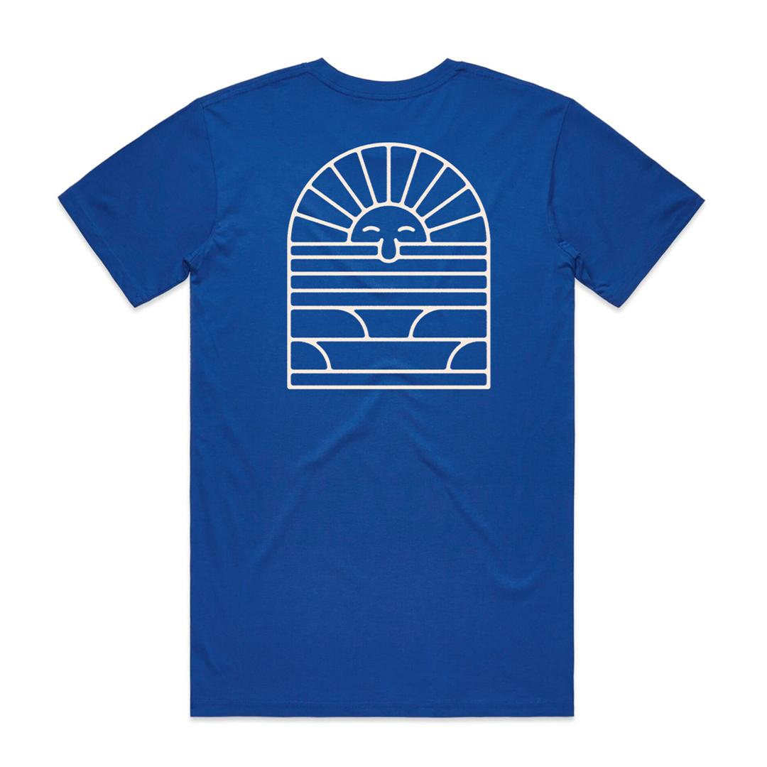 Boardcave Huey Tee - Blue - back