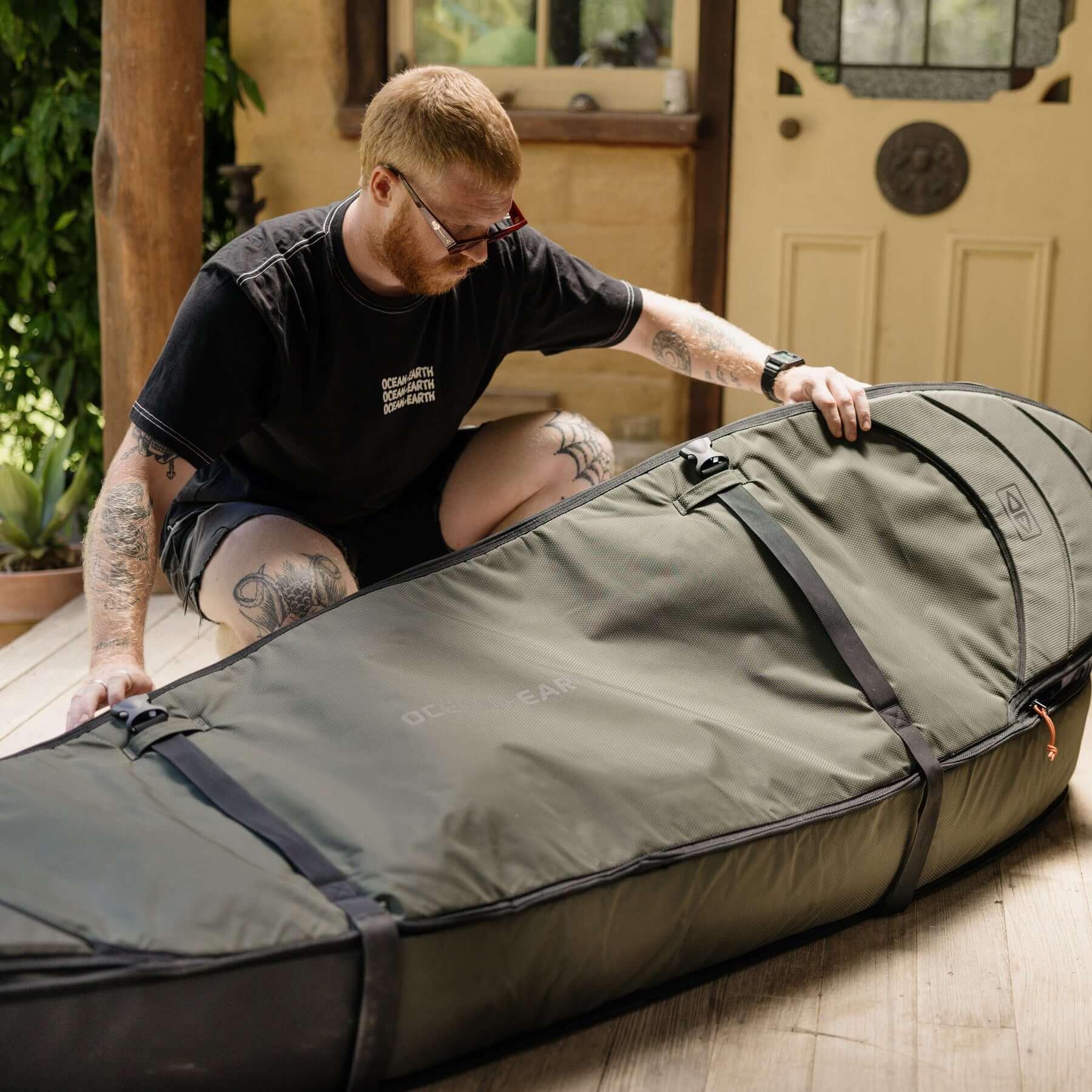 Hypa Fish/Short Travel Cover - 3 Board - Khaki