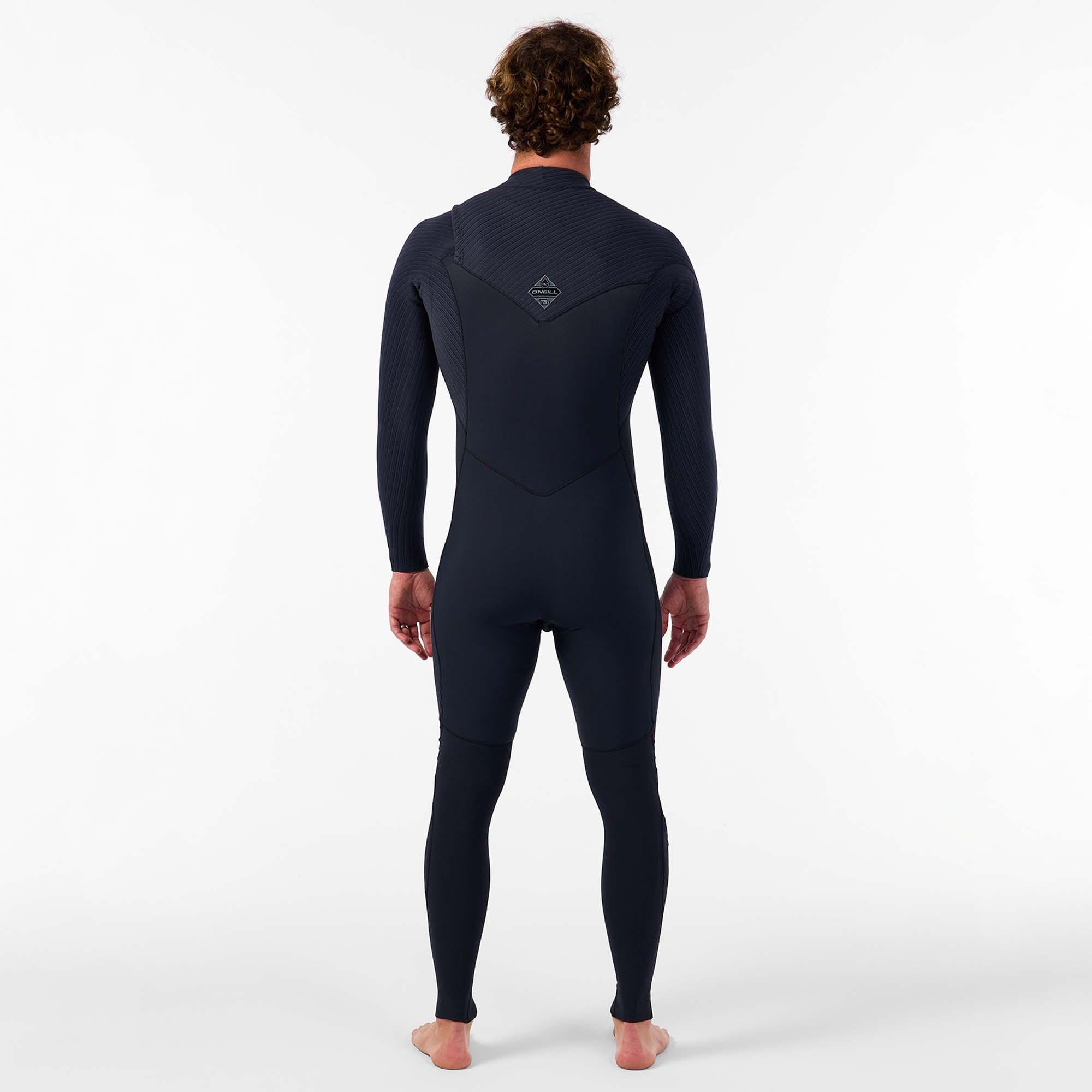HyperFreak 3/2+ Steamer Chest Zip Wetsuit - Black