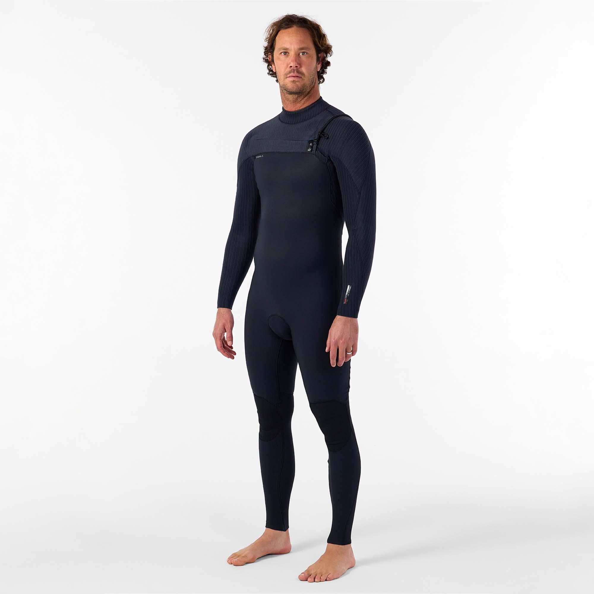 HyperFreak 3/2+ Steamer Chest Zip Wetsuit - Black