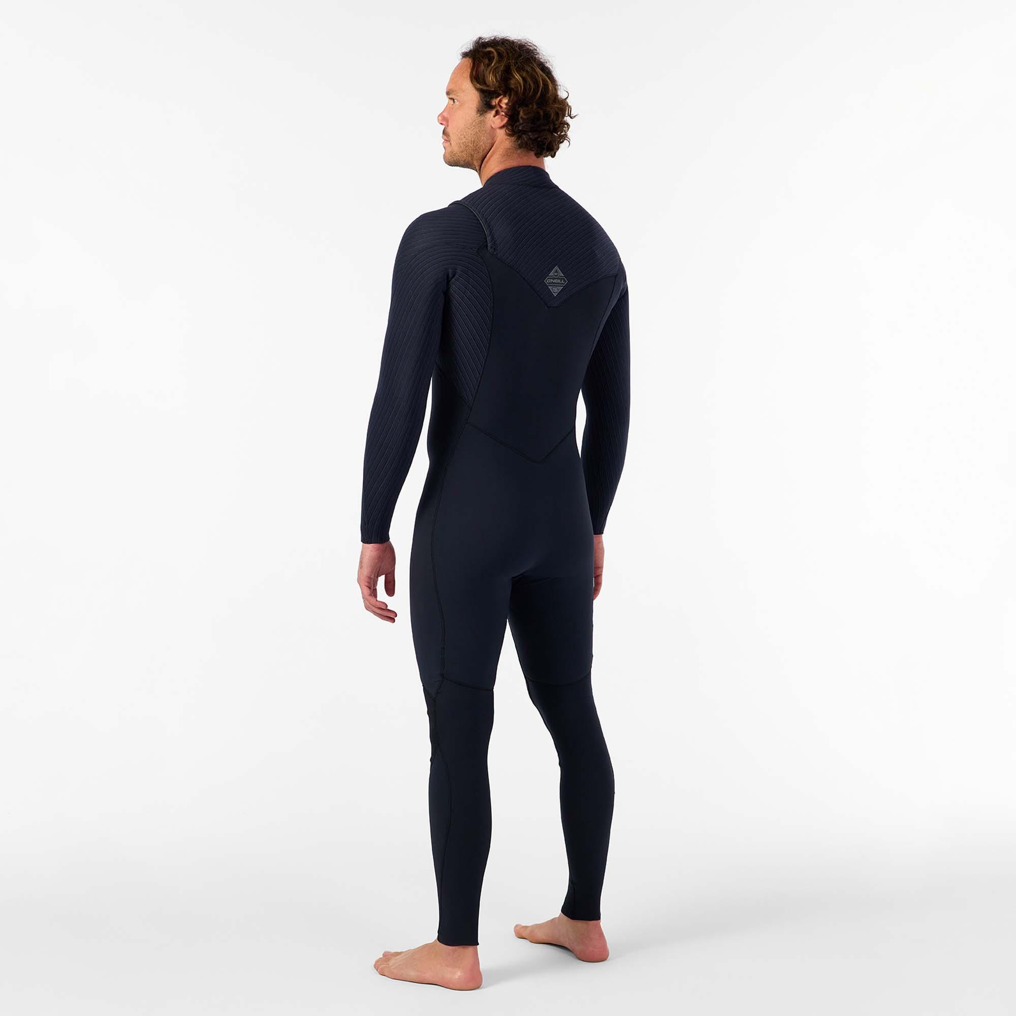 HyperFreak 3/2+ Steamer Chest Zip Wetsuit - Black