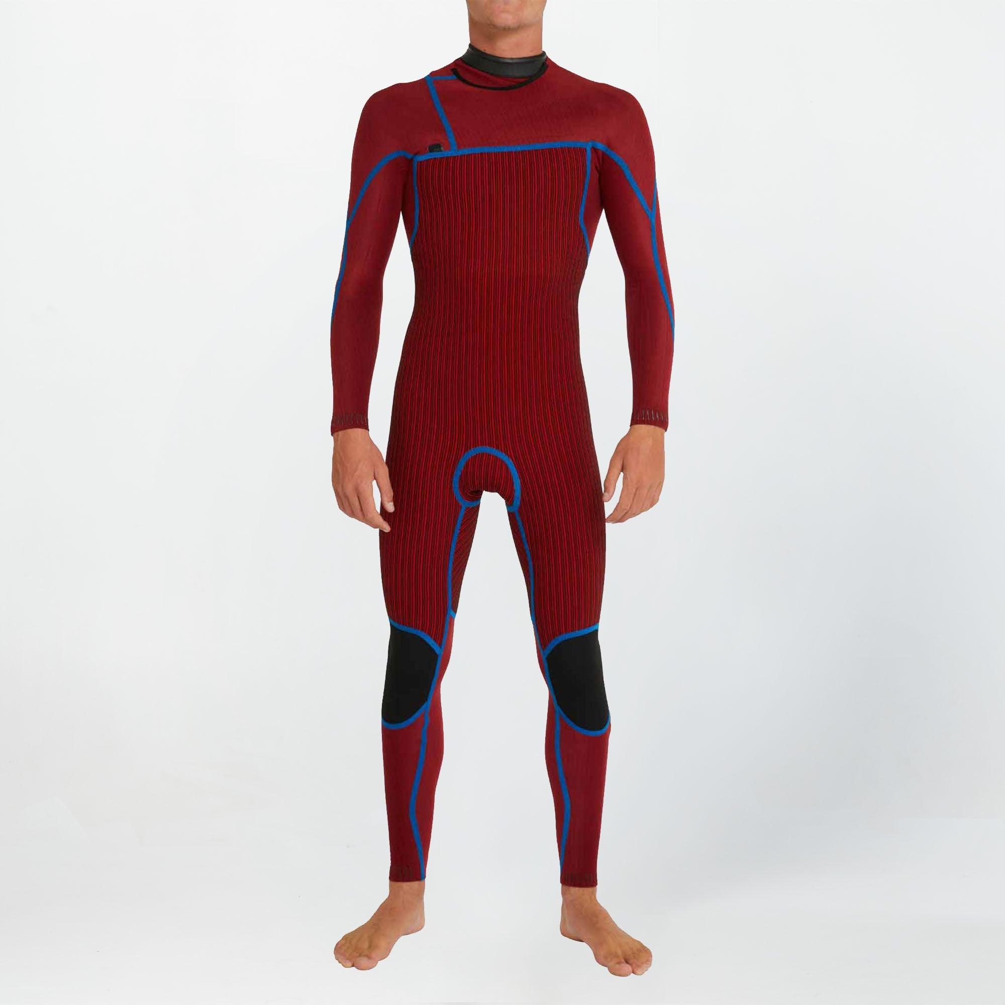HyperFire 3/2mm Steamer Chest Zip Wetsuit - Black