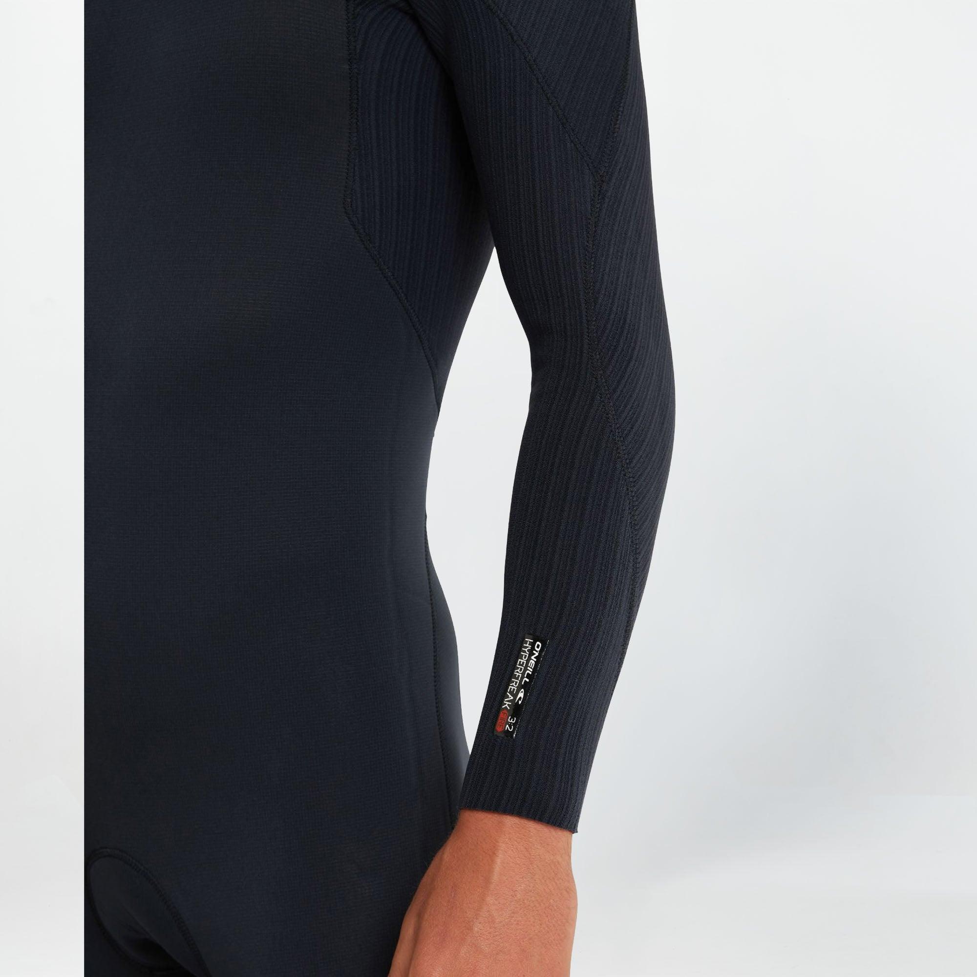 HyperFire 3/2mm Steamer Chest Zip Wetsuit - Black