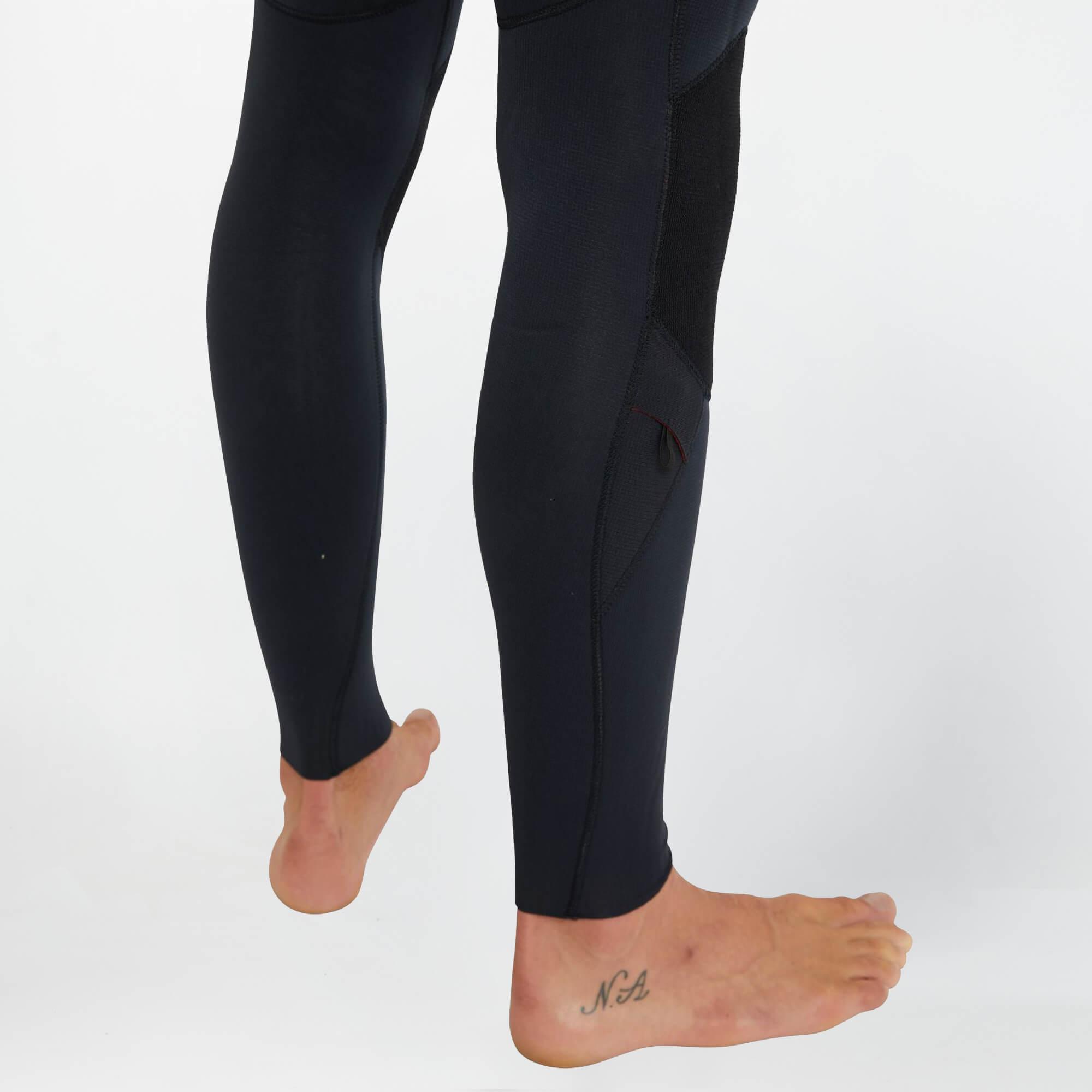 HyperFire 3/2mm Steamer Chest Zip Wetsuit - Black