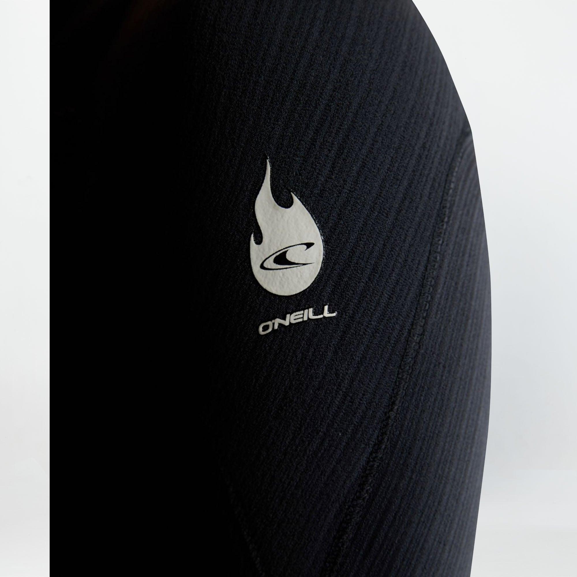 HyperFire 3/2mm Steamer Chest Zip Wetsuit - Black