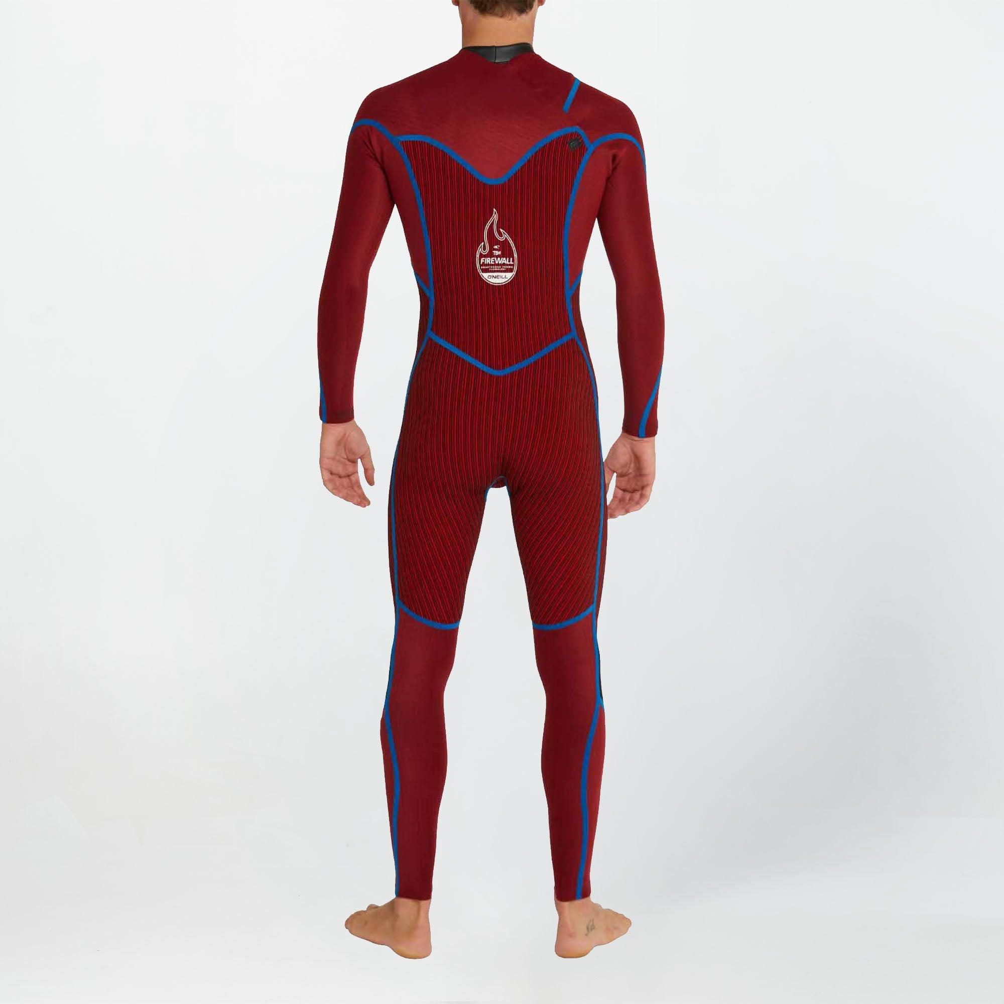 HyperFire 3/2mm Steamer Chest Zip Wetsuit - Black