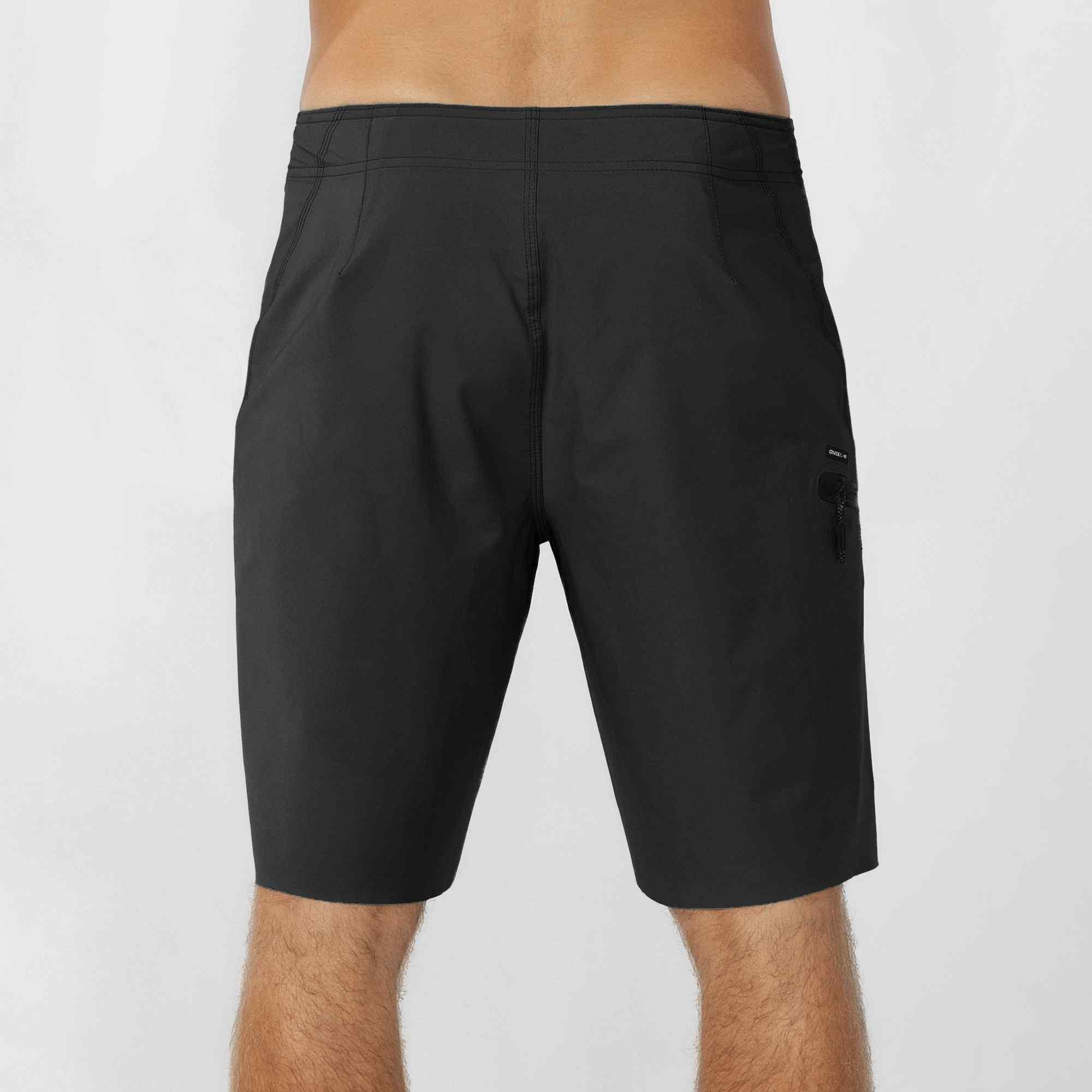 Back view of Black Boardshorts