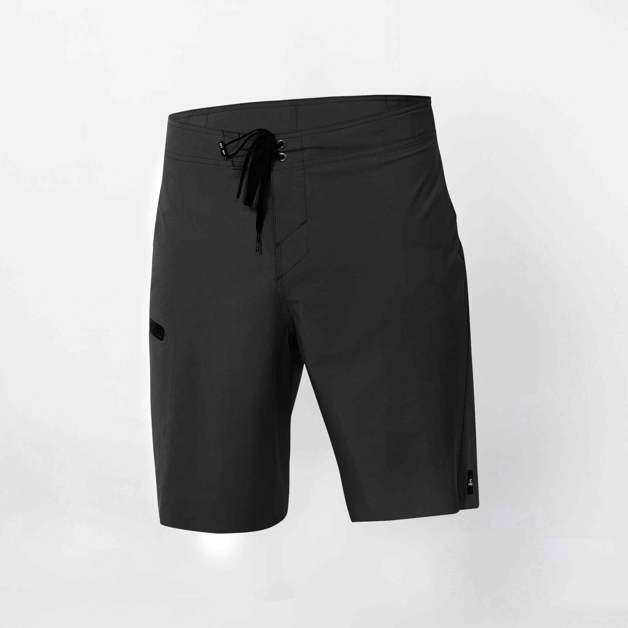 Close-up of Black Boardshorts