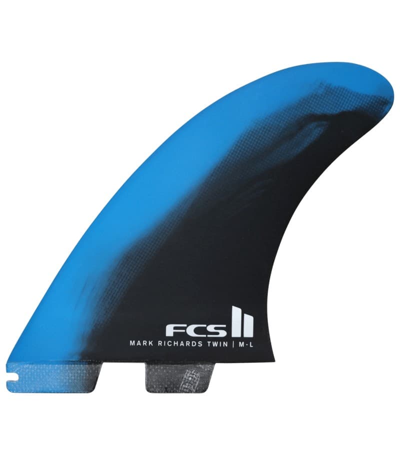 FCS II Mark Richards Twin + 1 PC Fins - Blue/Black - M-L