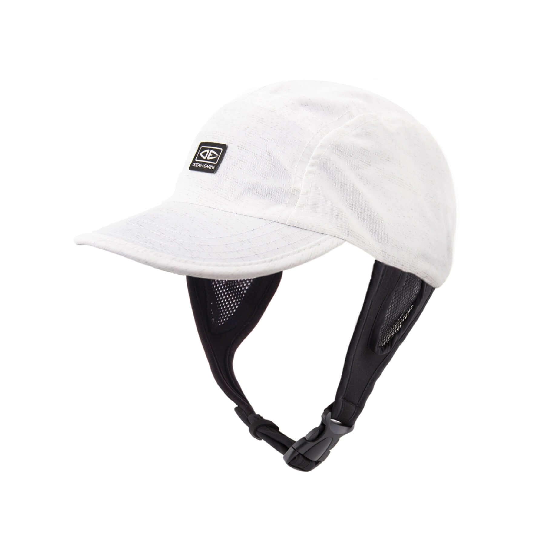 Indo 5 Panel Surf Cap - White Marle
