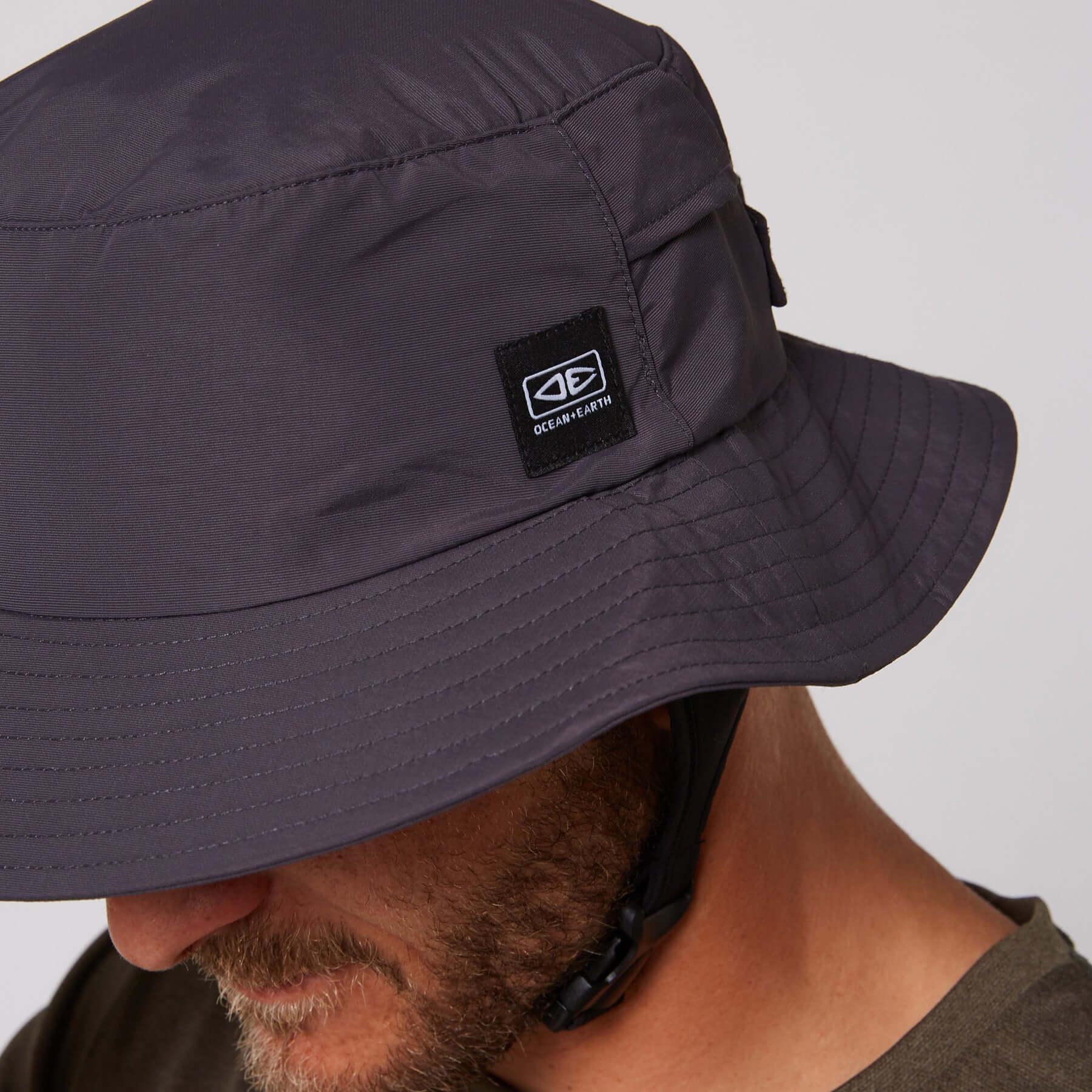 Indo Stiff Peak Surf Hat - Charcoal