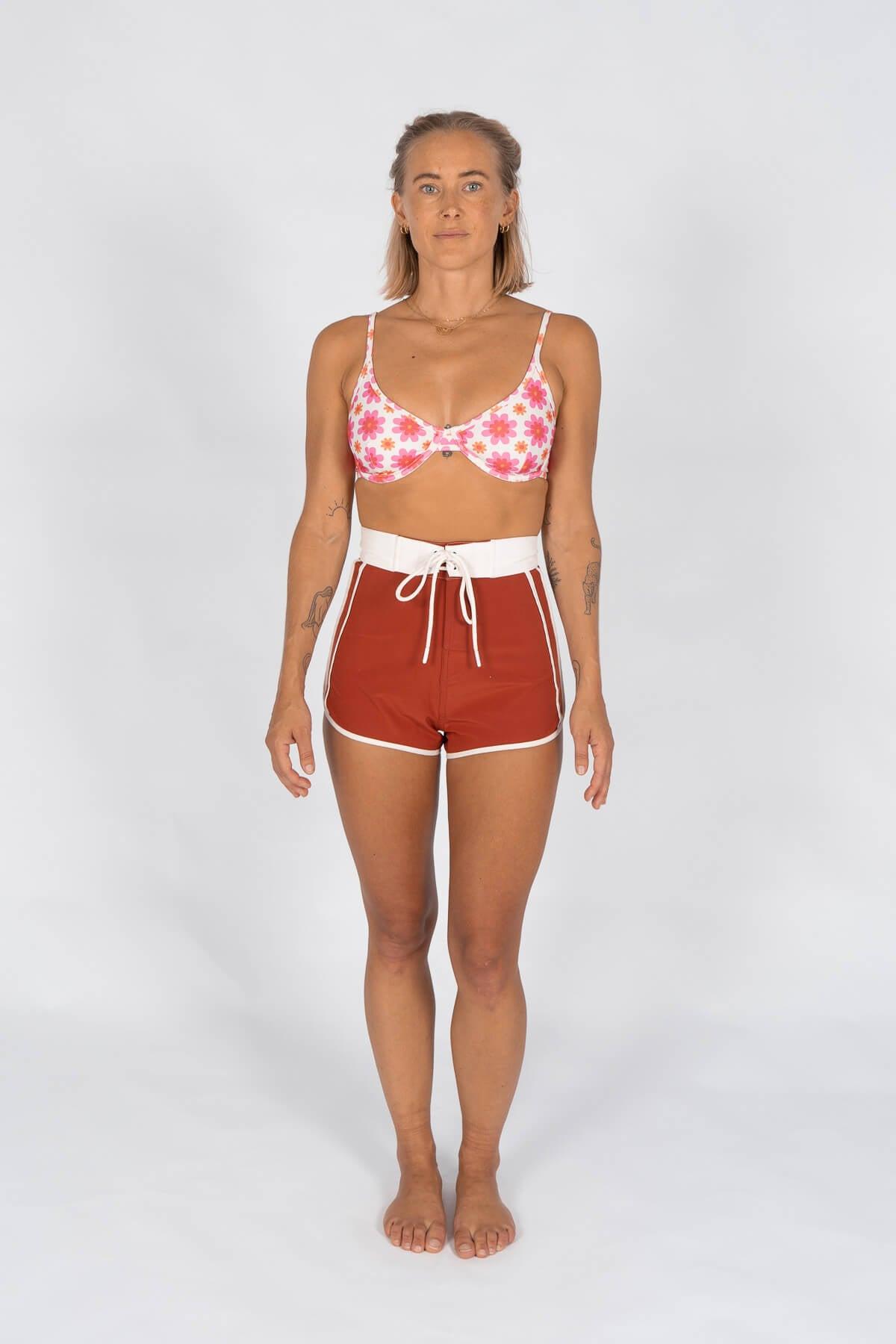 Inner Relm BoogieTime Boardshorts - Burnt Orange front
