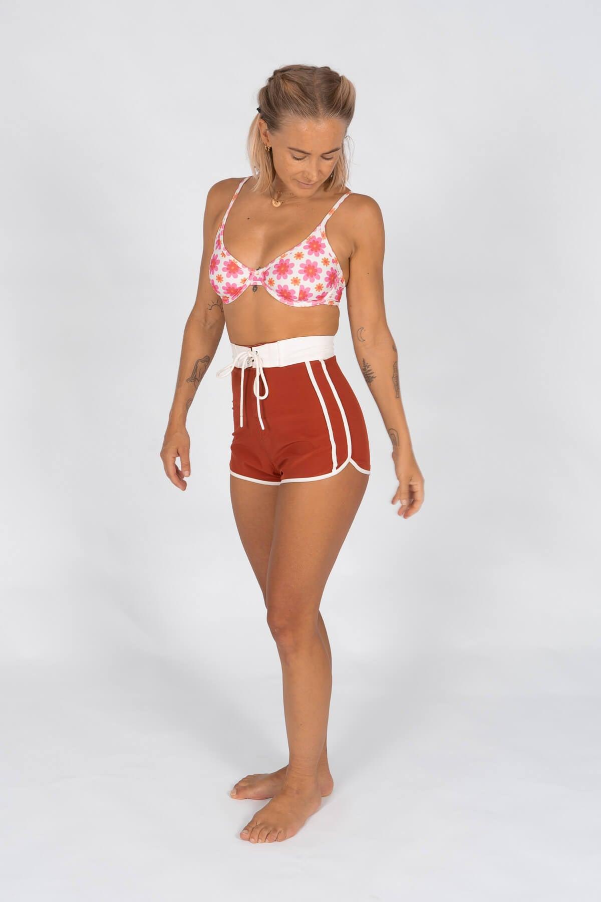 Inner Relm BoogieTime Boardshorts - Burnt Orange side