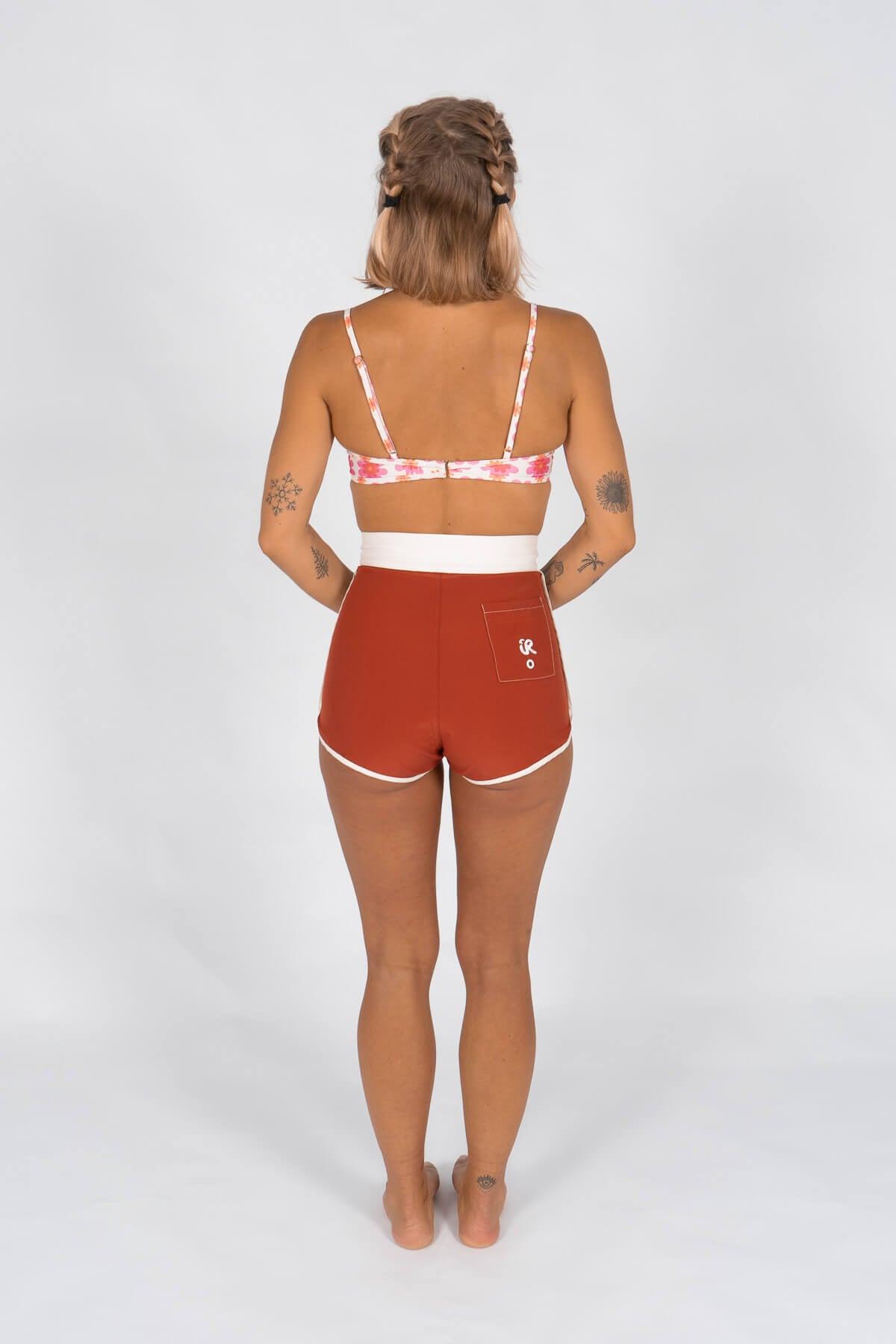 Inner Relm BoogieTime Boardshorts - Burnt Orange back