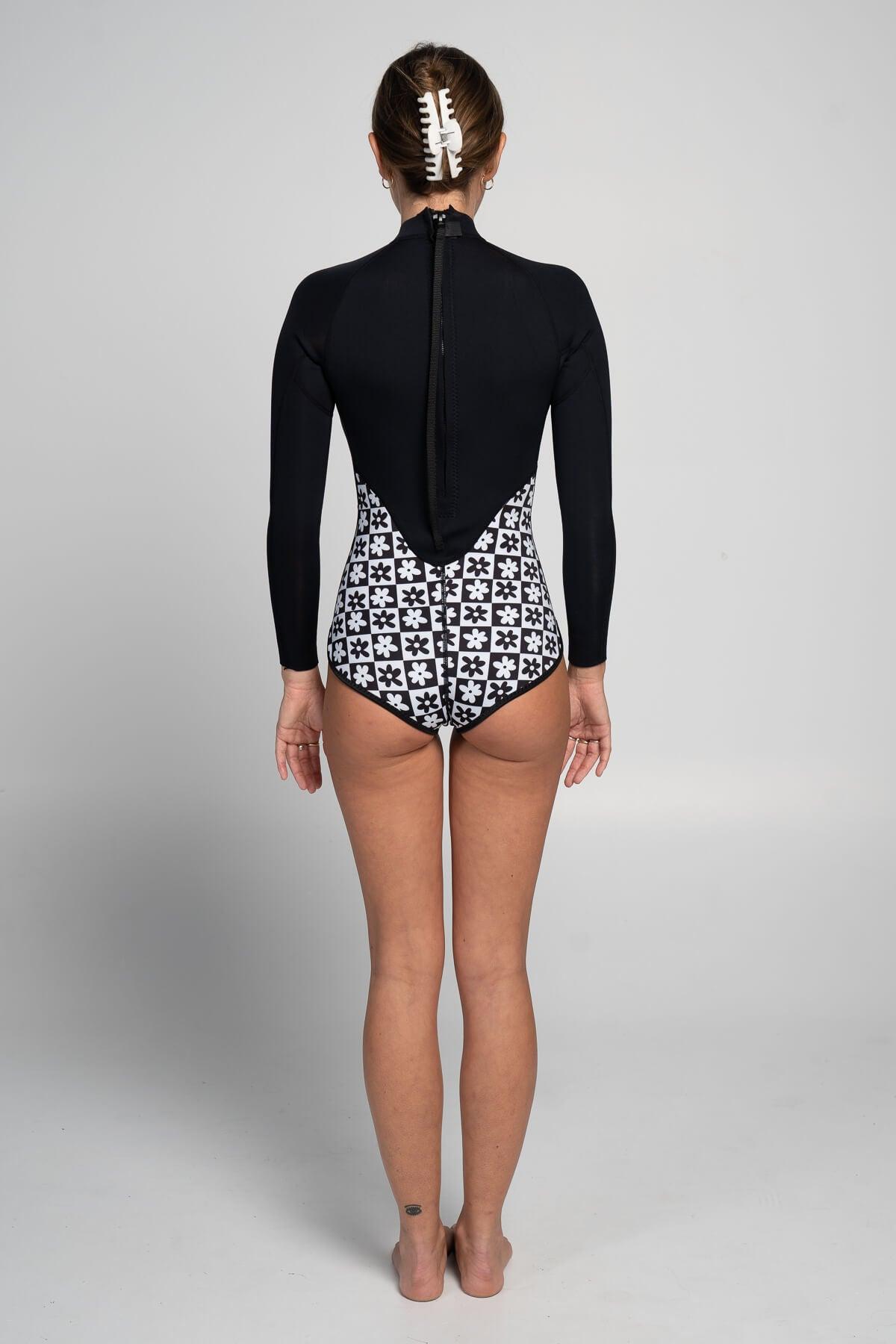 Inner Relm Daisy Venom 2mm Springsuit - Chequer back