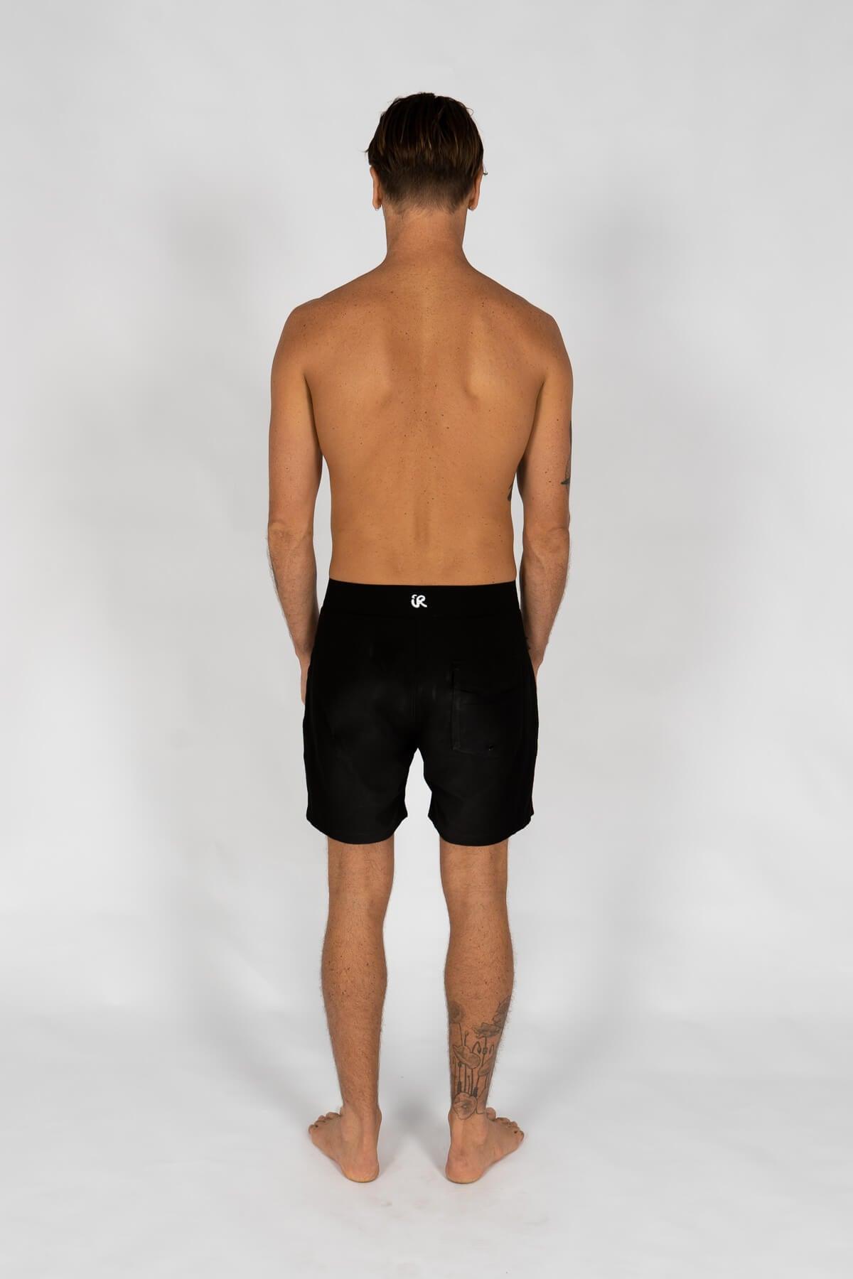 Inner Relm Swoopy Boys Trunks back on model