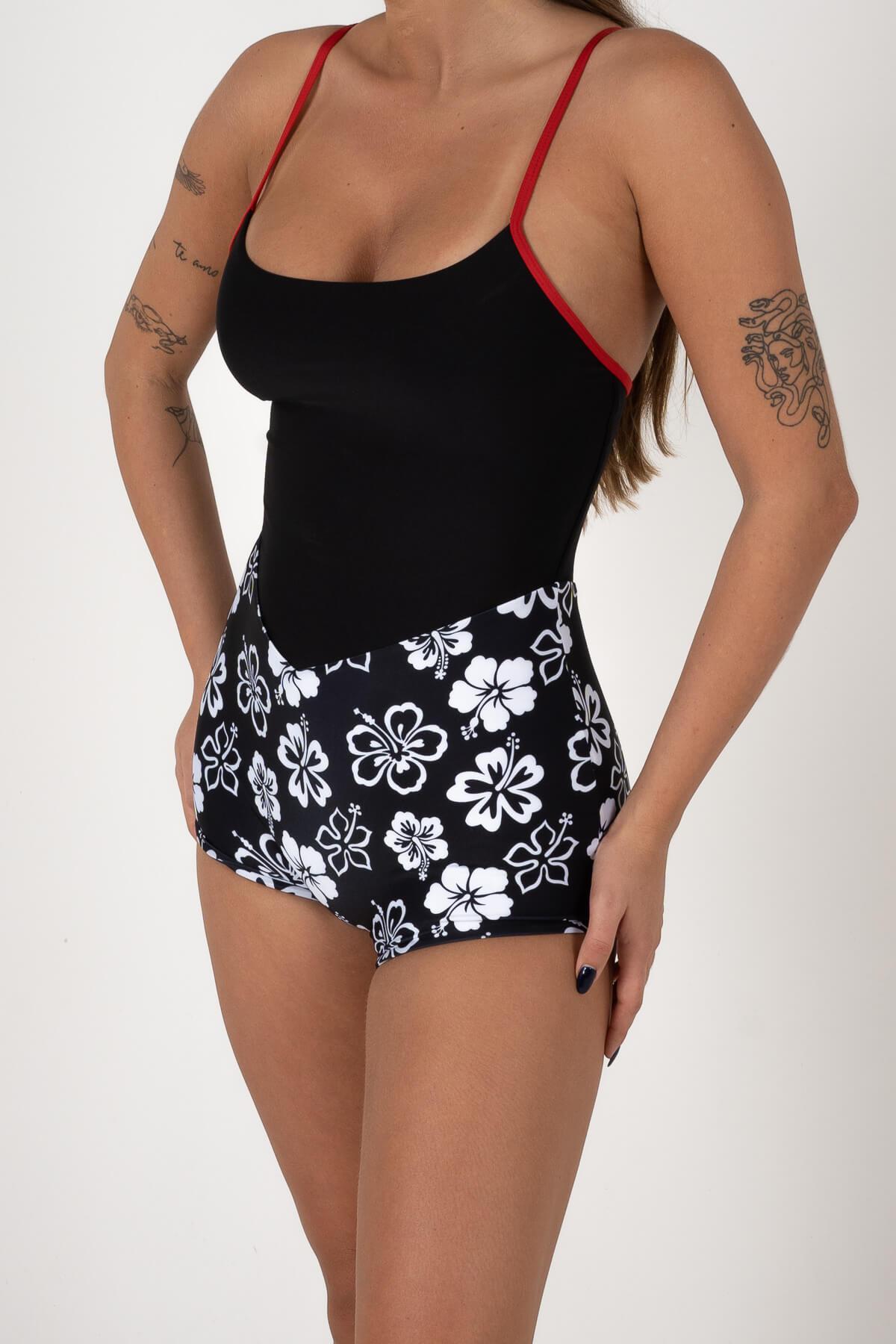 Side view surf suit