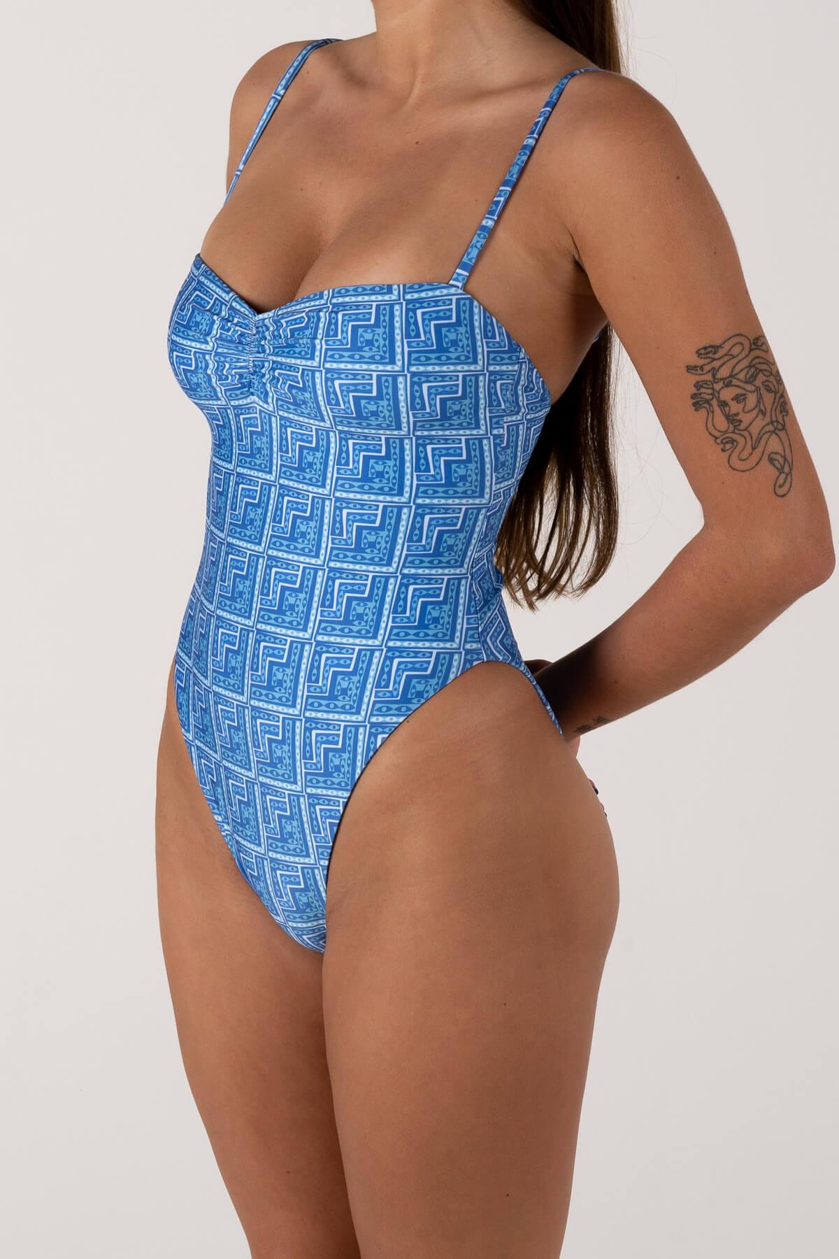 Side view of swimsuit