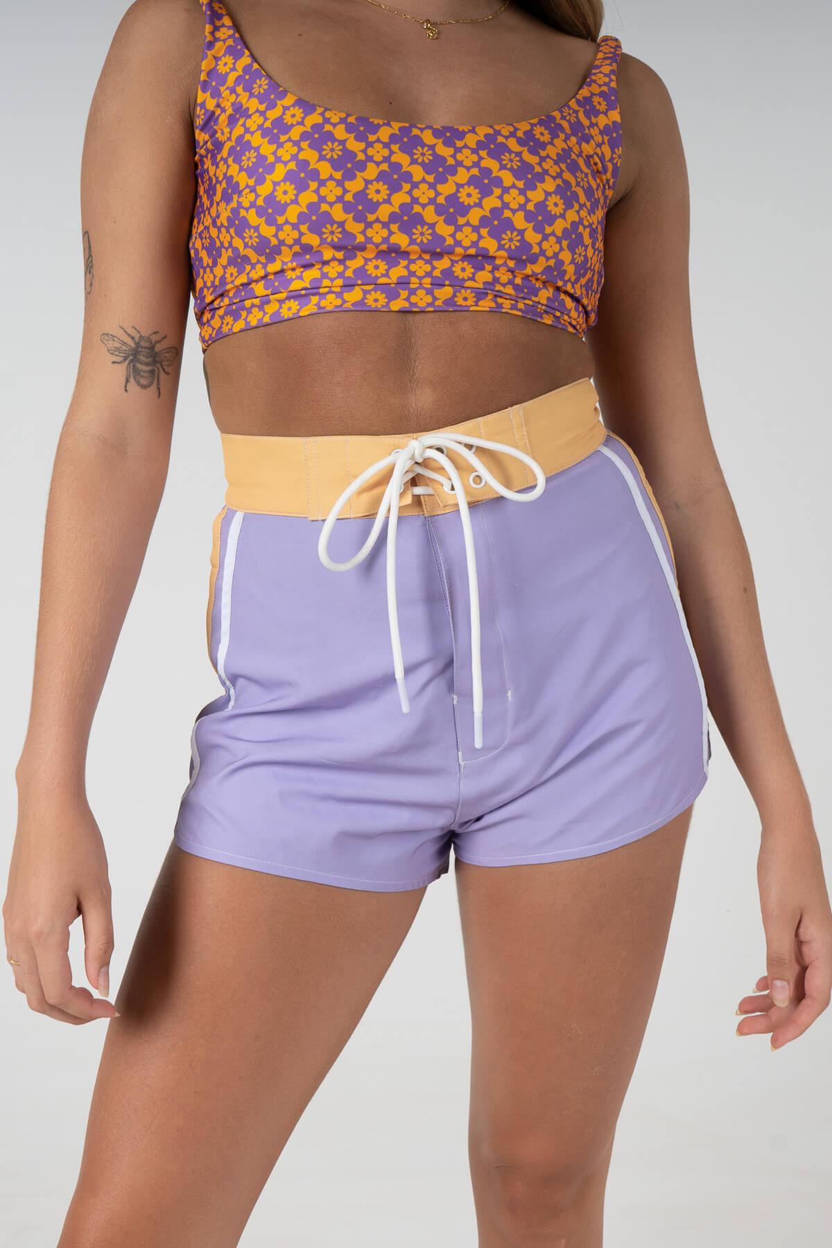 Women's BoogieTime Boardshorts - Purple 4