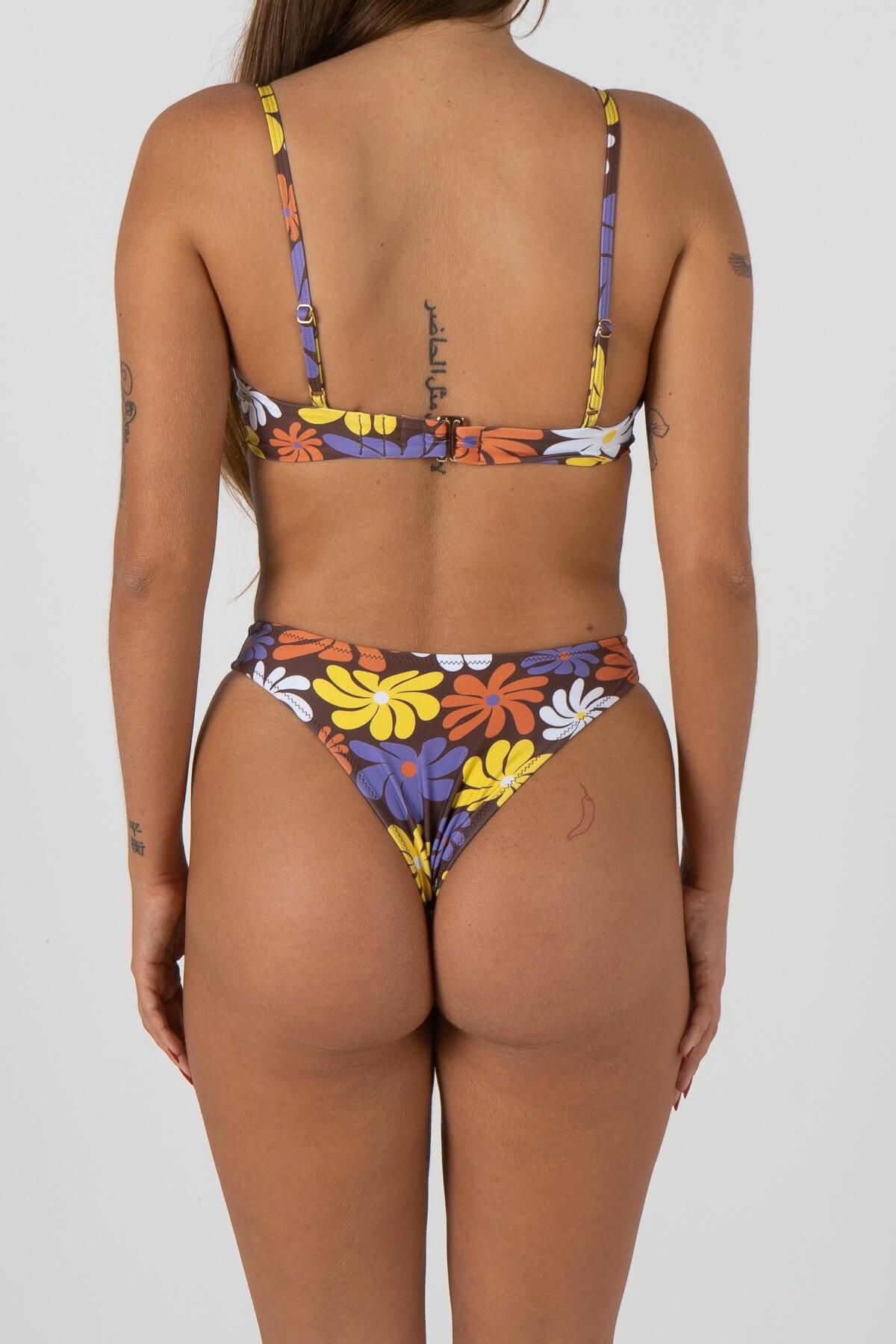 Back view on model