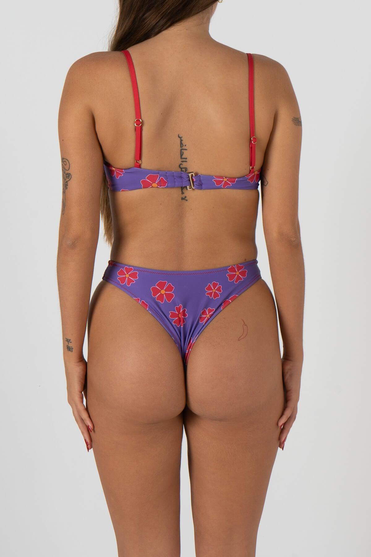 Back view on white background