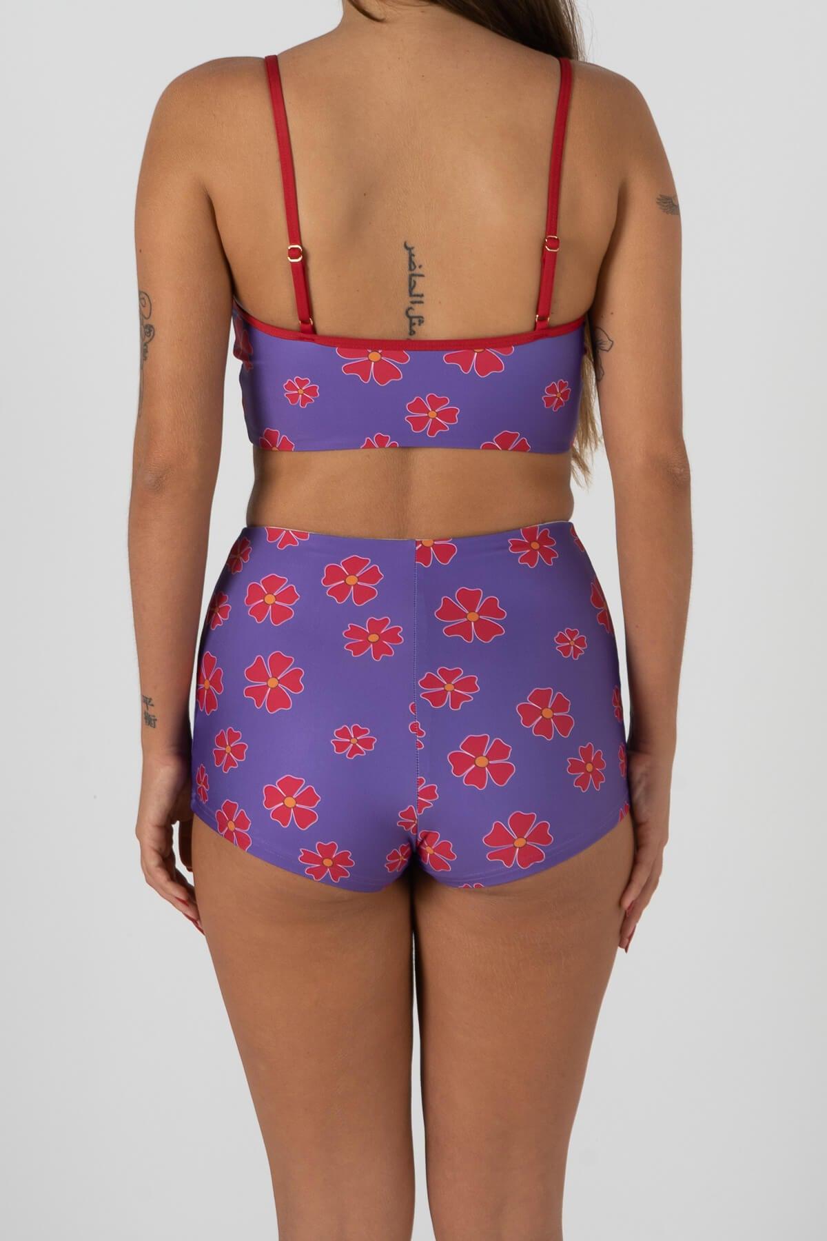 Close-up back view of top