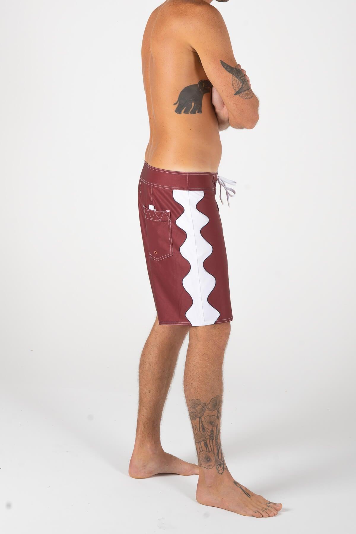 Swervy Trunks | Maroon